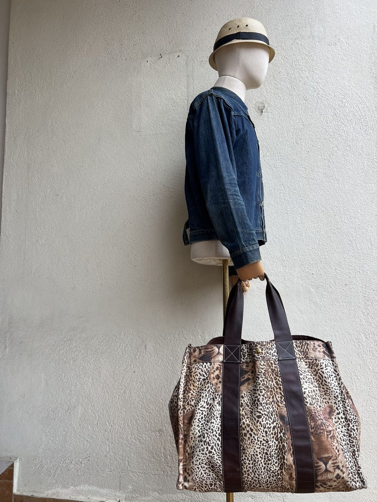 Vintage Vintage Japan Cheetah Leopard Large Tote Bag Size ONE SIZE - 3 Thumbnail
