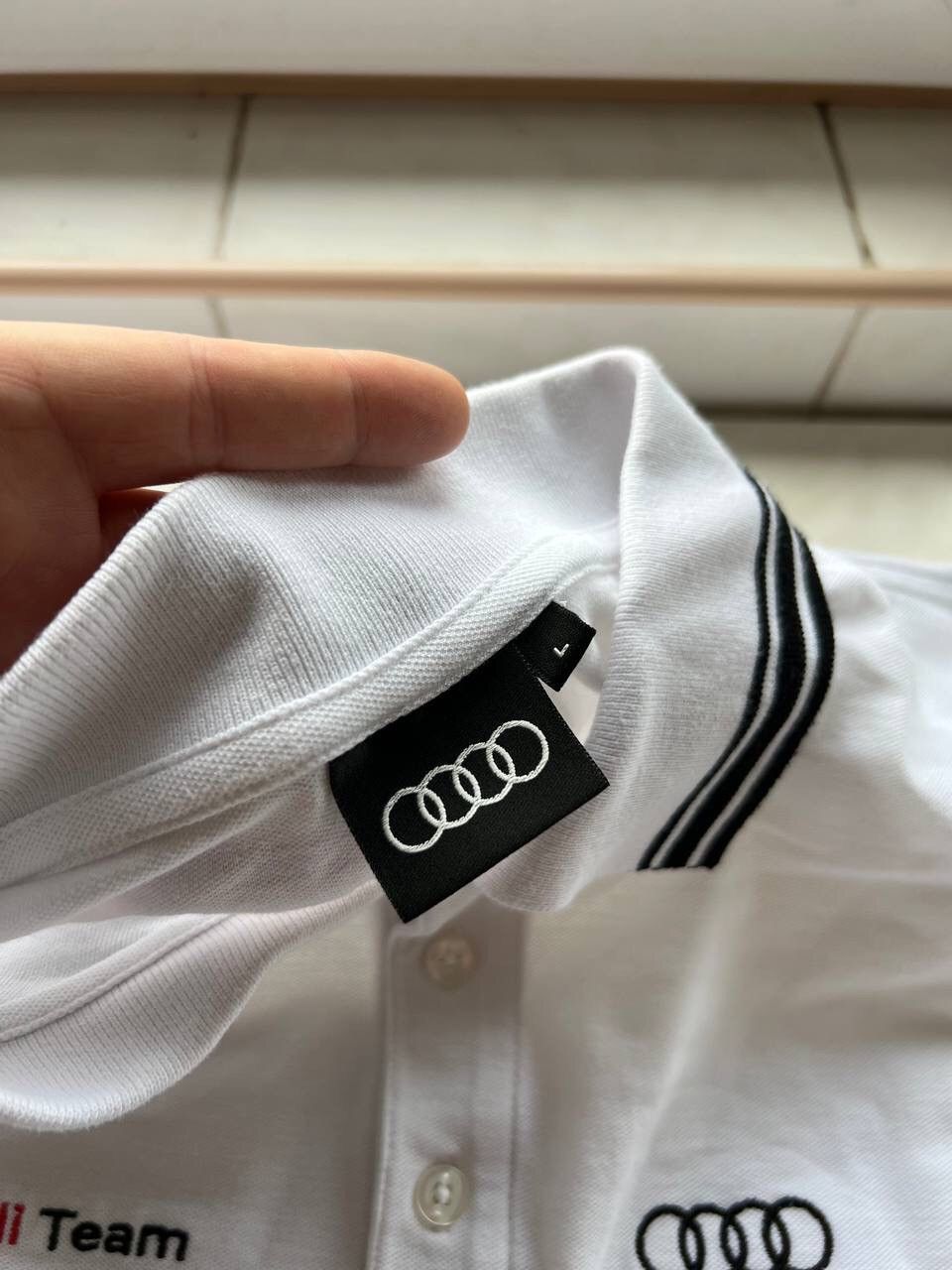 Audi Rare Audi RS 6 Racing Team Long sleeve Polo Shirt Auto y2k Size US L / EU 52-54 / 3 - 3 Thumbnail