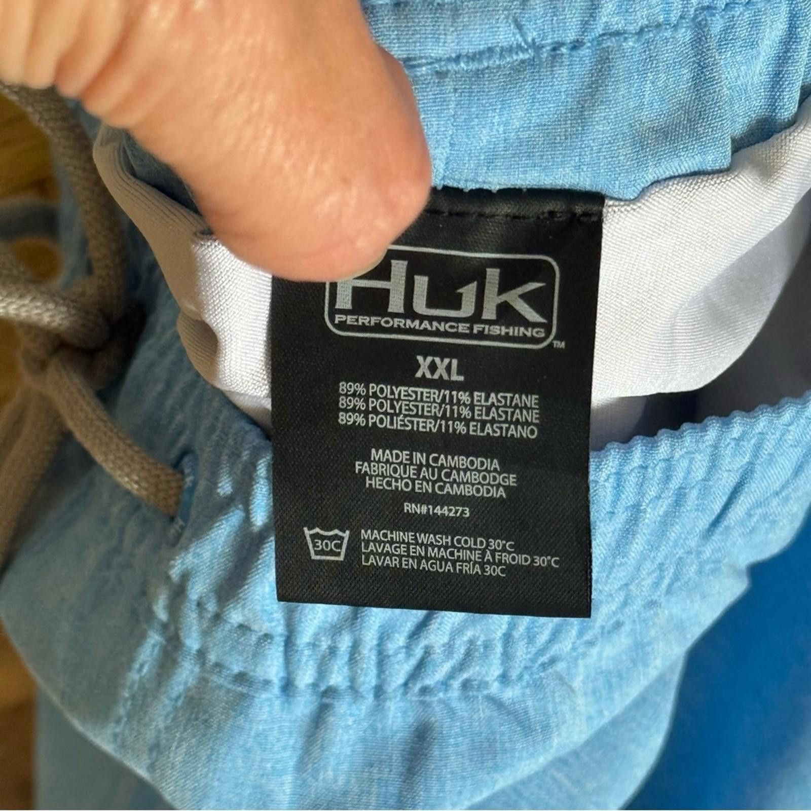 Other NWT Huk Light Blue Volley Shorts XXL Size US 40 / EU 56 - 4 Thumbnail