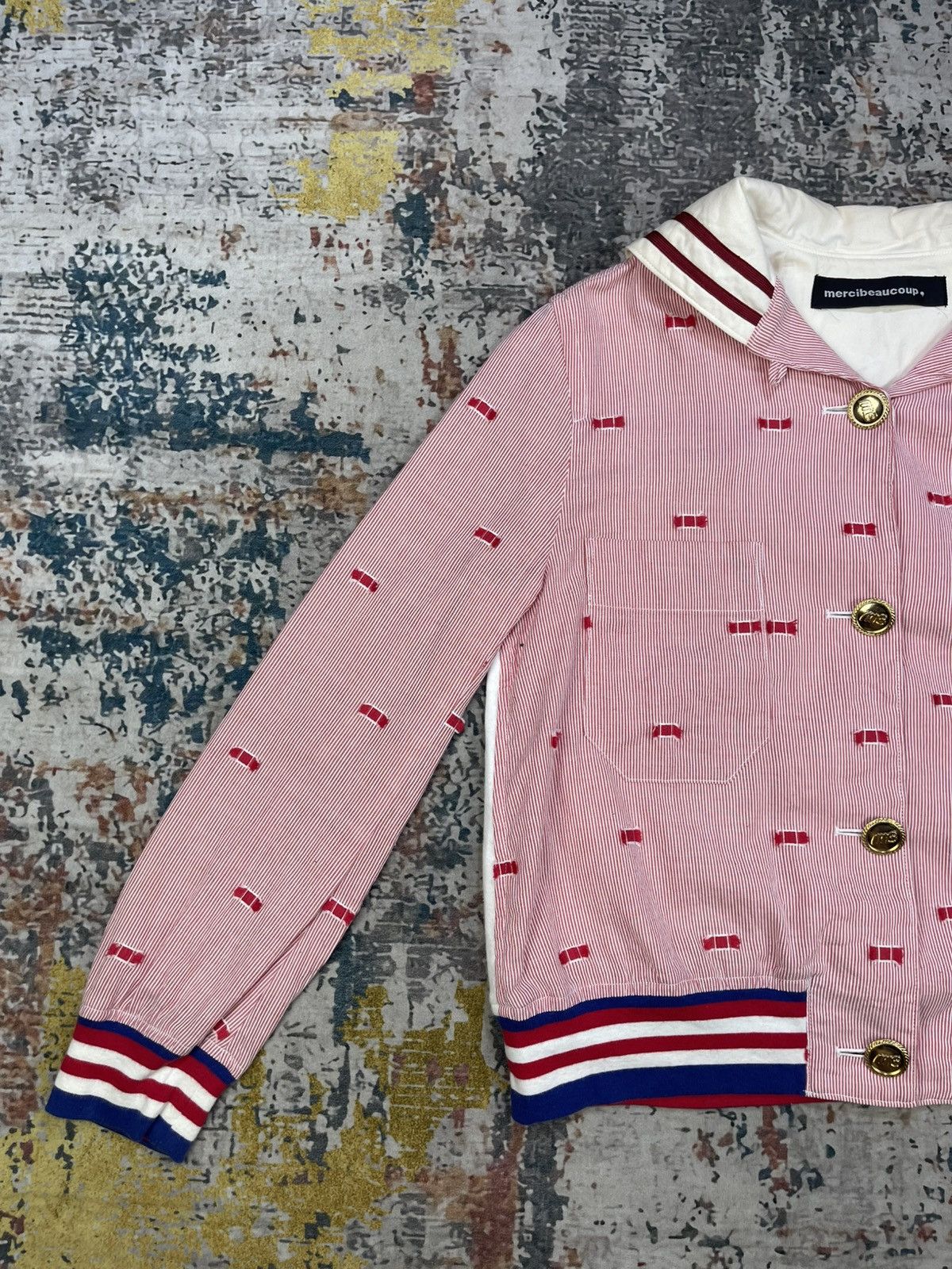 mercibeaucoup Issey Miyake Mercibeaucoup Full Ribbon Sailor Jacket Size XS / US 0-2 / IT 36-38 - 4 Thumbnail