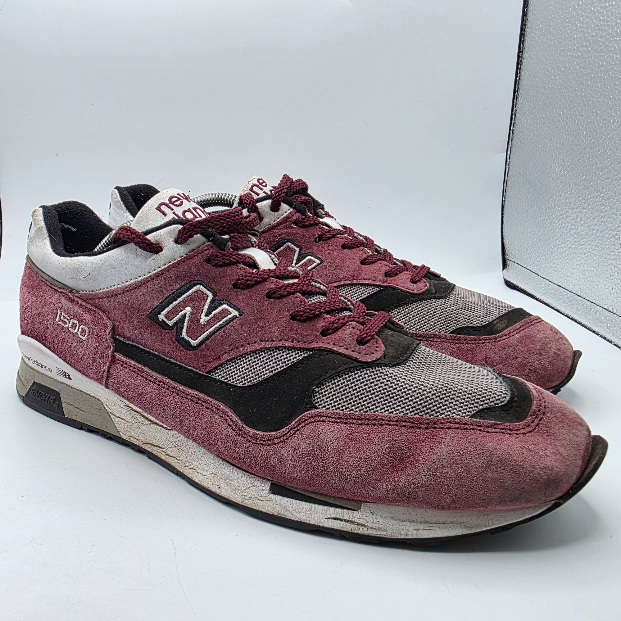 New Balance New Balance 1500 Made in England M1500PRW Port Burgundy Red Size US 12 / EU 45 - 1 Thumbnail