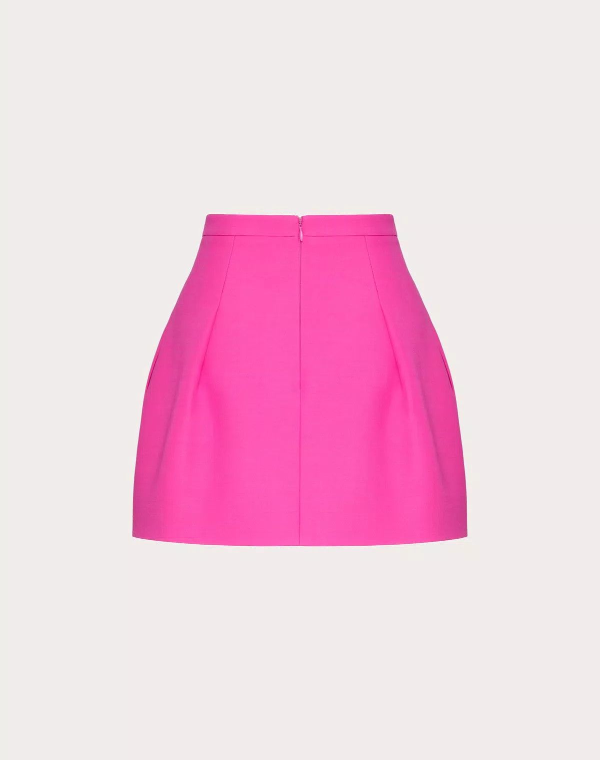 Valentino o1s1wg110426 Crepe Couture Skirt in Pink Size 30" / US 8 / IT 44 - 2 Thumbnail