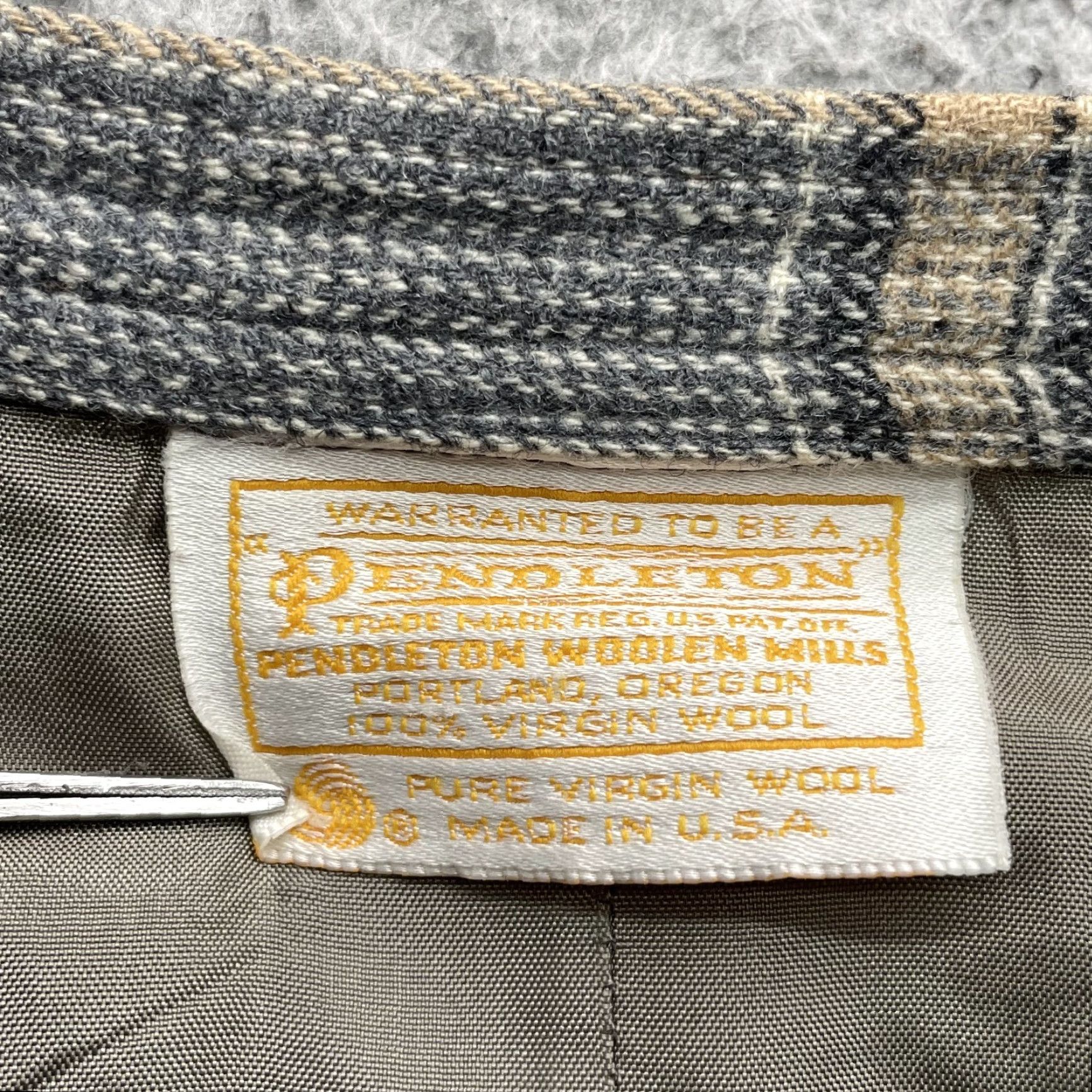 Pendleton VTG Pendleton Wool Skirt Women's 12* Academia Corp Office Modest Preppy Made USA Shirt? Size 34" / US 12 / IT 48 - 5 Thumbnail