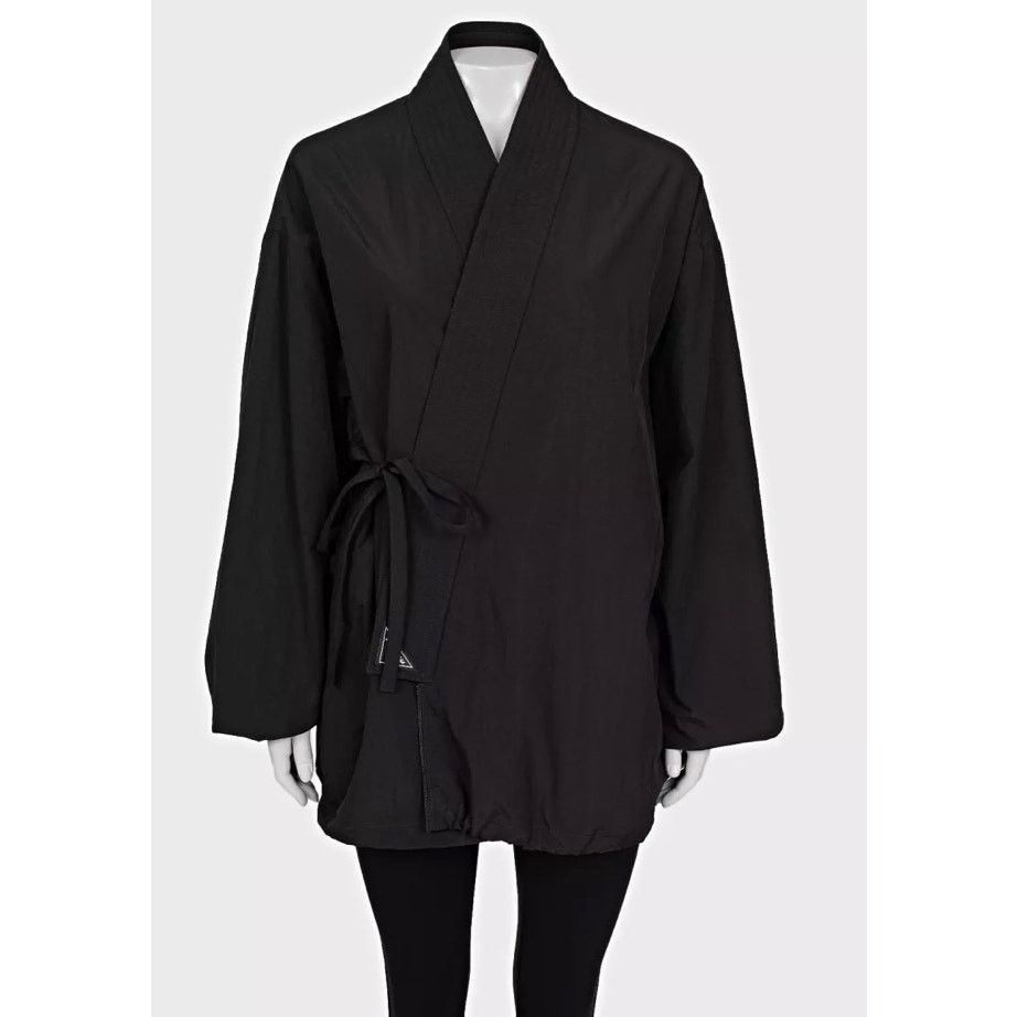 Balenciaga Balenciaga Black Oversized Wrap Jacket Coat Sz. 34/XS Size XS / US 0-2 / IT 36-38 - 1 Thumbnail