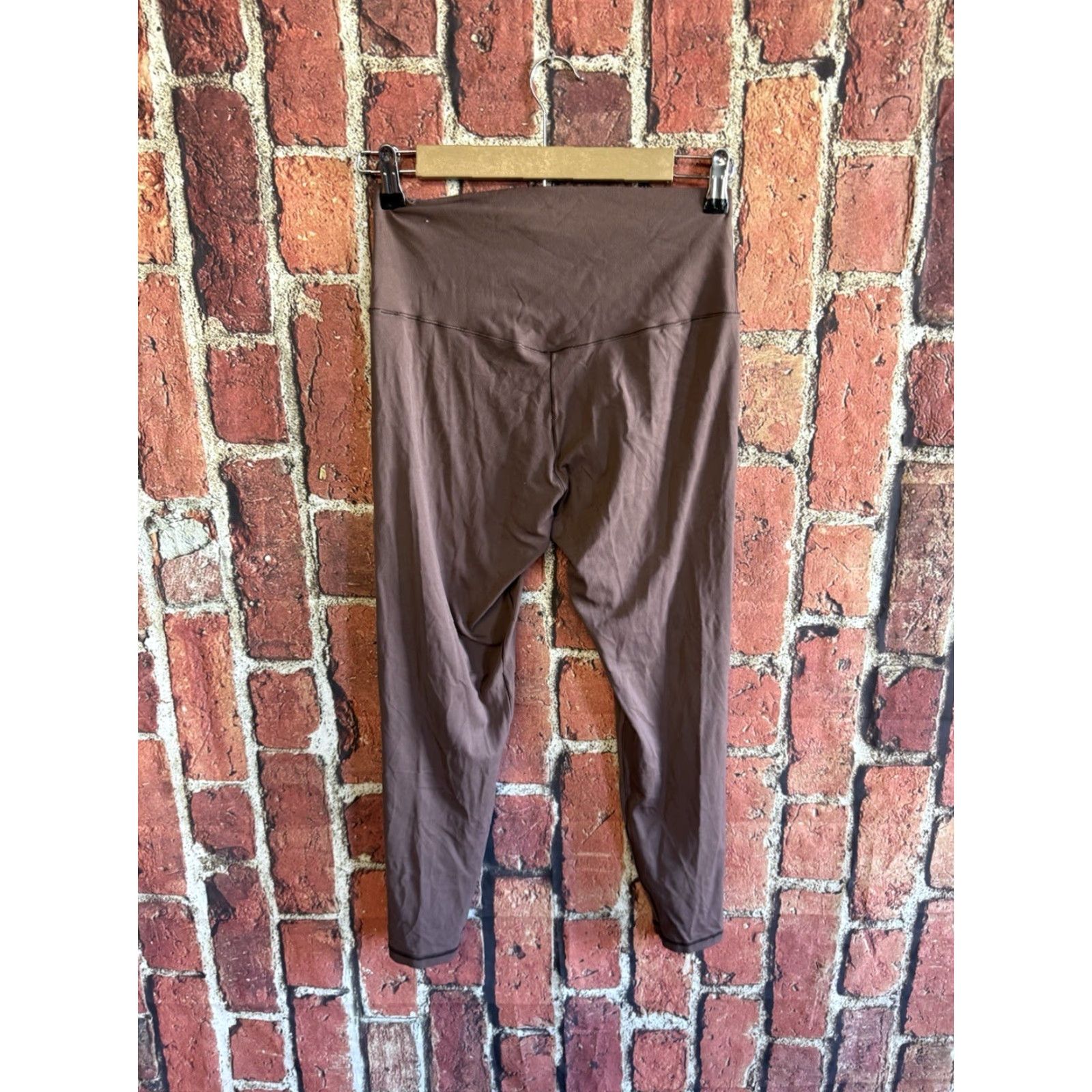 Vintage Offline Aerie Womens Brown Cropped Leggings Athletic Size Large Size 36" / US 14 / IT 50 - 2 Thumbnail