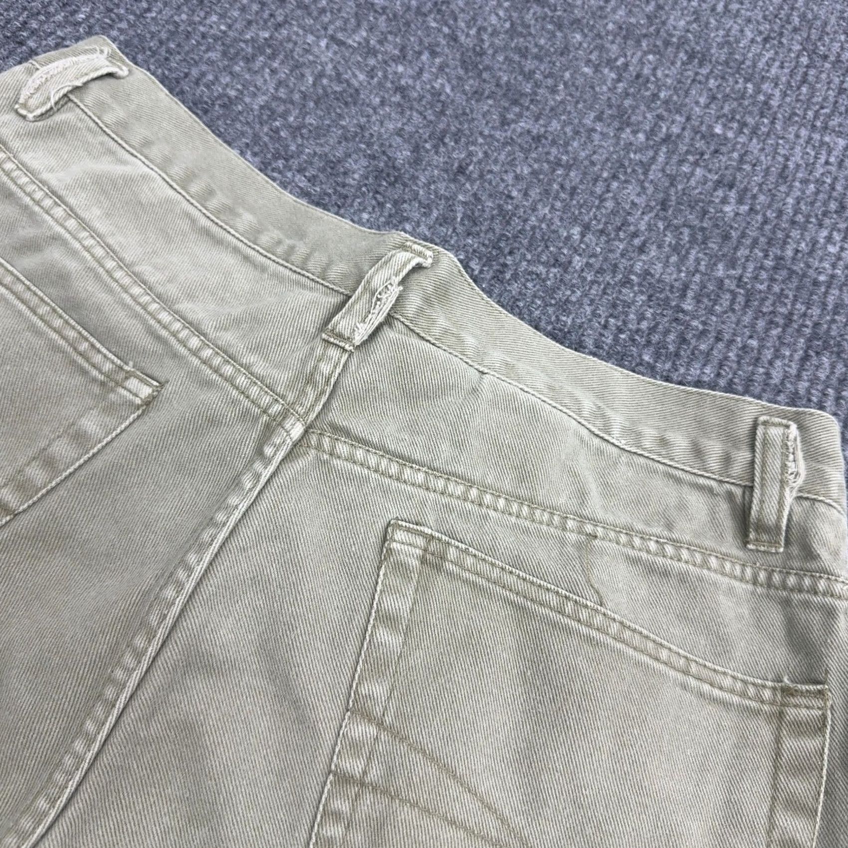 Vintage VINTAGE Todays News Shorts Mens 34 Beige VTG Khaki Cotton Denim Twill High Rise Casual Skater Size US 34 / EU 50 - 6 Thumbnail