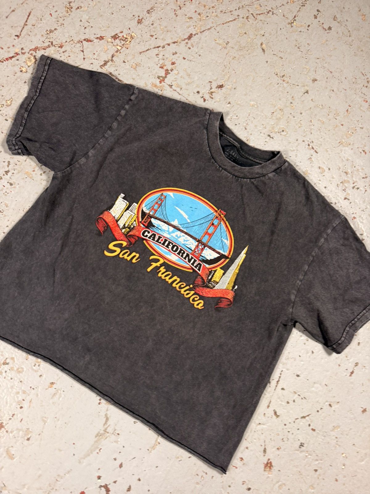 Other Sun Faded Cropped San Fransisco Tee Size US M / EU 48-50 / 2 - 2 Thumbnail