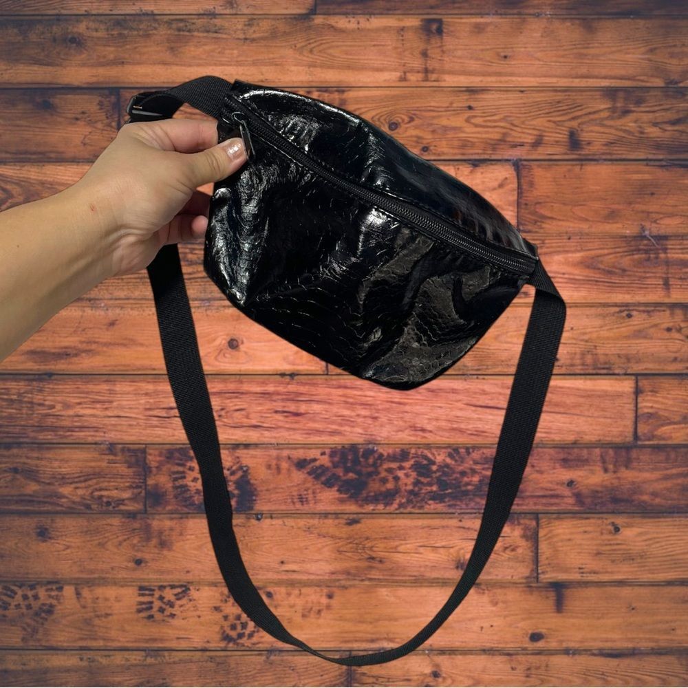 Other Vegan Leather Black Fanny Pack Size ONE SIZE - 1 Thumbnail