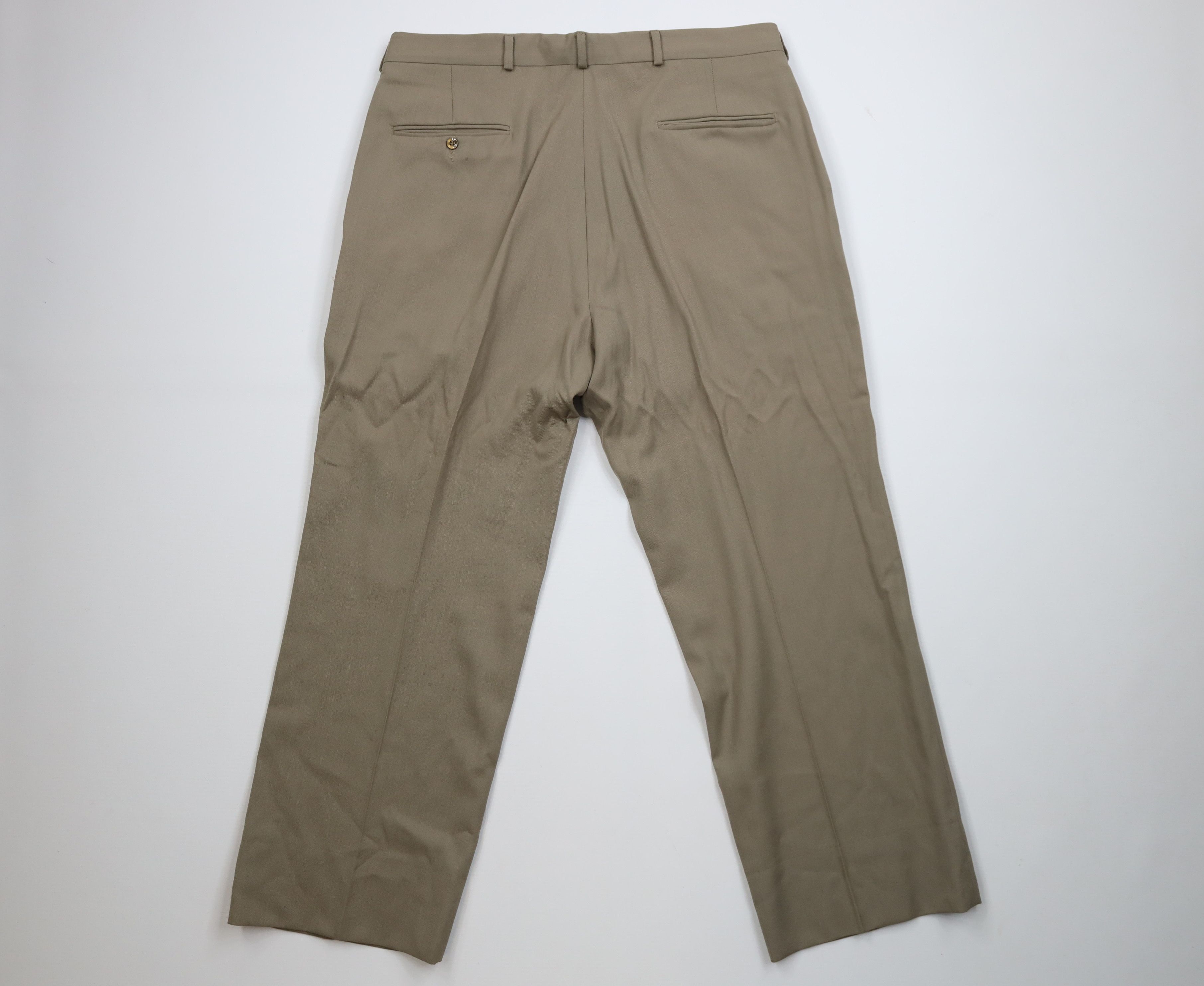 Vintage Vintage 70s Streetwear Wool Knit Wide Leg Chino Pants Size US 38 / EU 54 - 10 Thumbnail