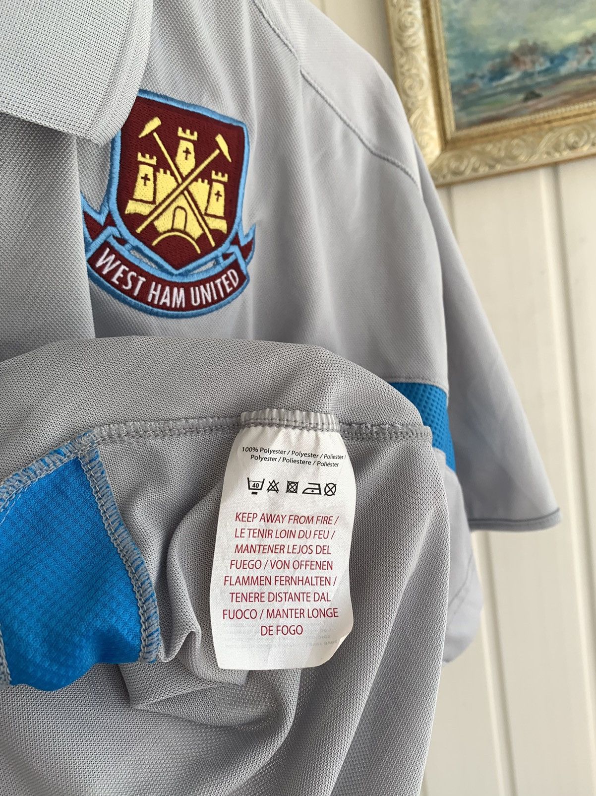 Umbro Umbro WEST HAM United FC 2008-2009 Polo Shirt Jersey Size L Size US L / EU 52-54 / 3 - 8 Thumbnail