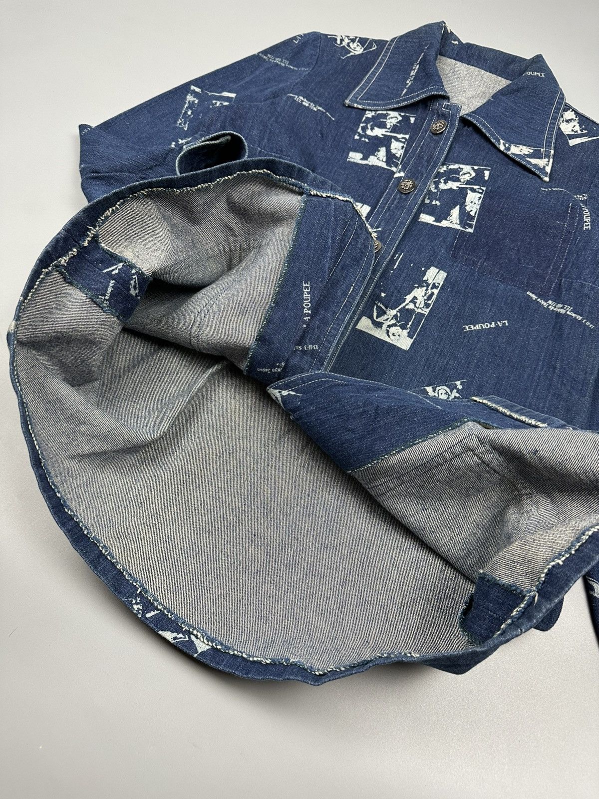 Japanese Brand 🔥Rare Sick🔥Japanese Designer La Poupee Denim Jacket Size M / US 6-8 / IT 42-44 - 5 Thumbnail