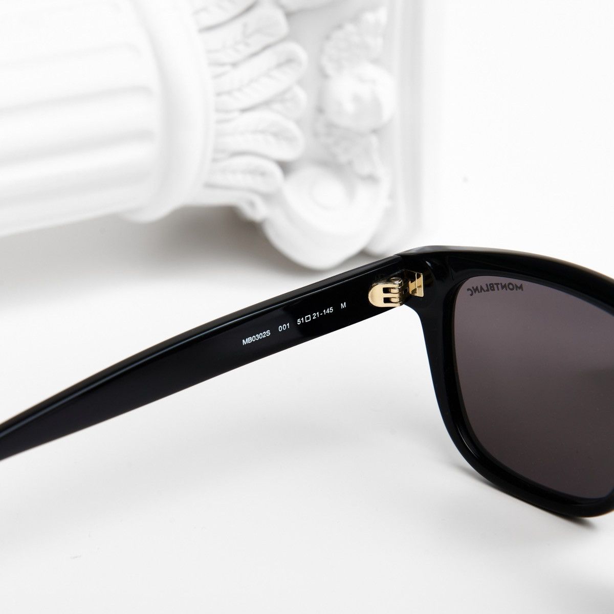 Montblanc MONTBLANC MB0302S 001 SUNGLASSES Size ONE SIZE - 5 Thumbnail