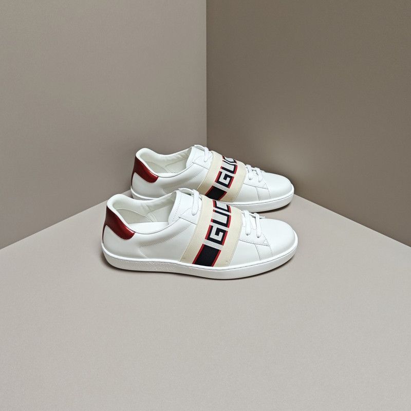 Gucci Gucci ACE Patent Leather Striped Low-Top Sneakers - Size US 7.5 / EU 40-41 - 7 Thumbnail