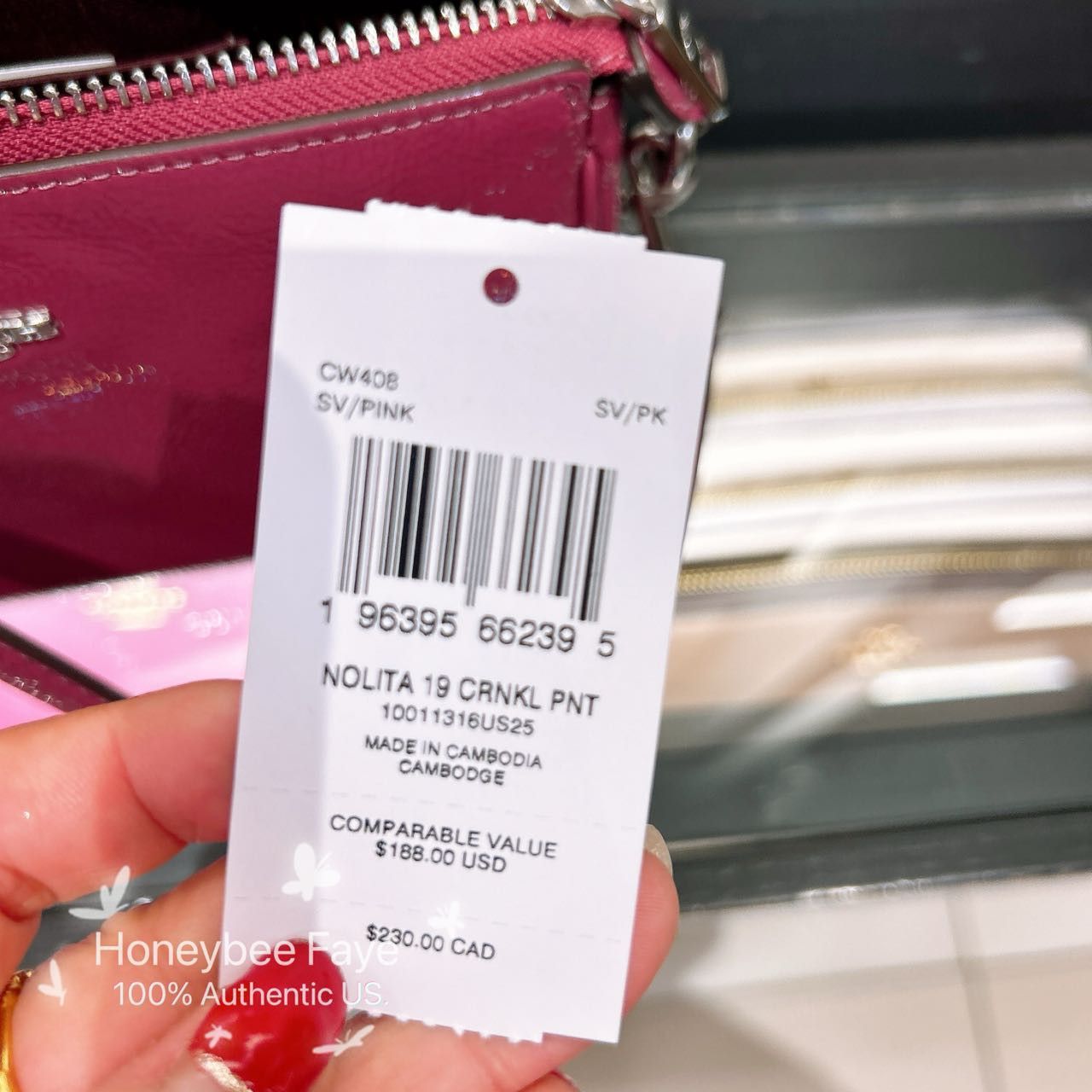 Coach Nolita 19 CW408 Size ONE SIZE - 7 Thumbnail