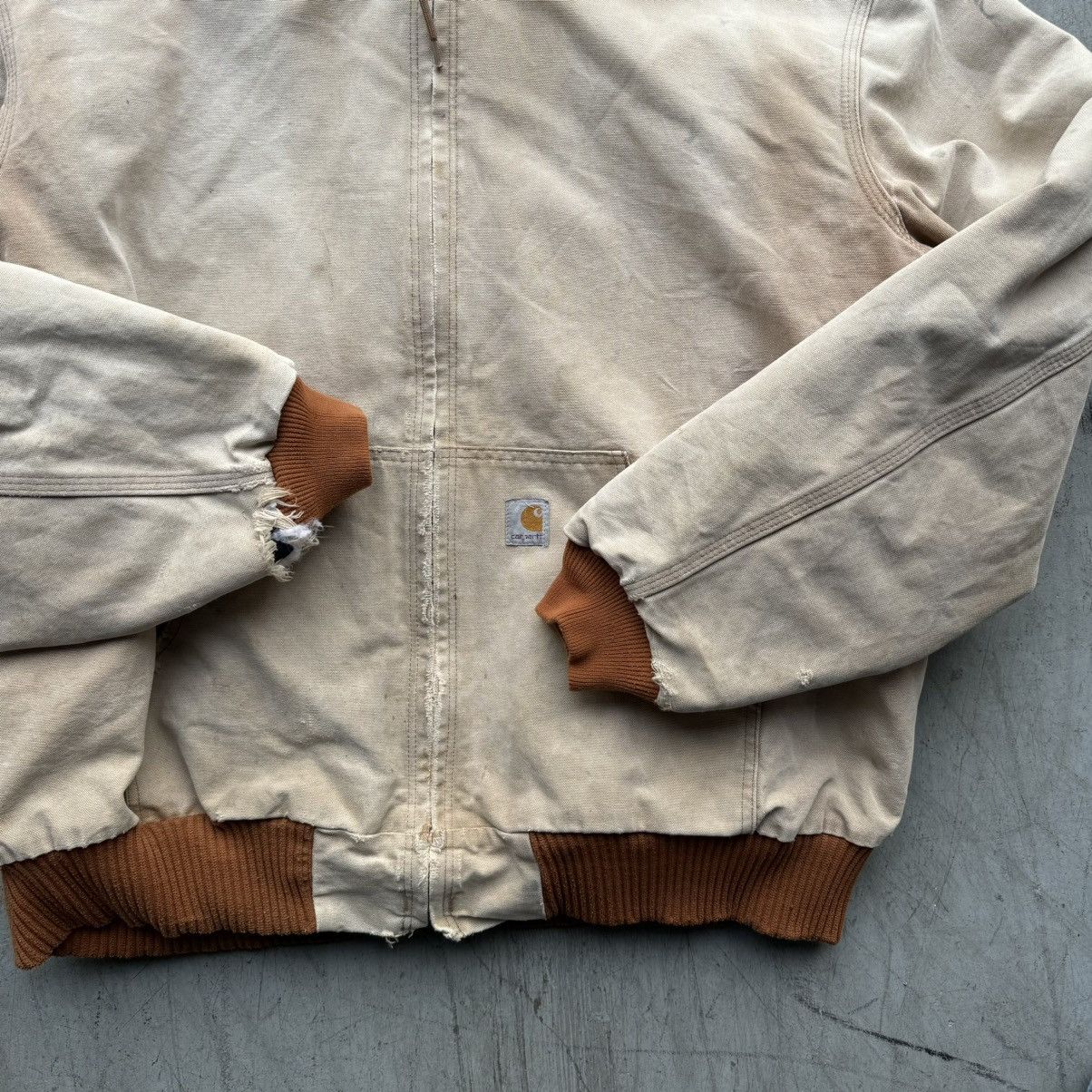 Carhartt × Vintage Carhartt 90’s Vintage J130 Jacket Tan Faded Hooded Sz XXL Size US XXL / EU 58 / 5 - 3 Thumbnail