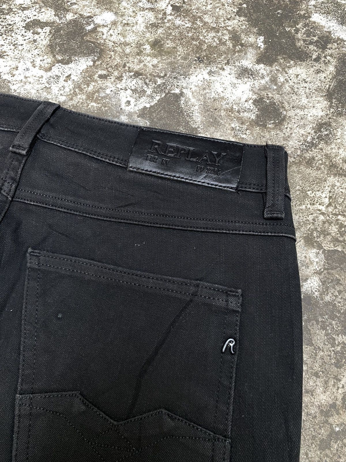 Replay Replay Faded Black Joggers Size US 30 / EU 46 - 4 Thumbnail
