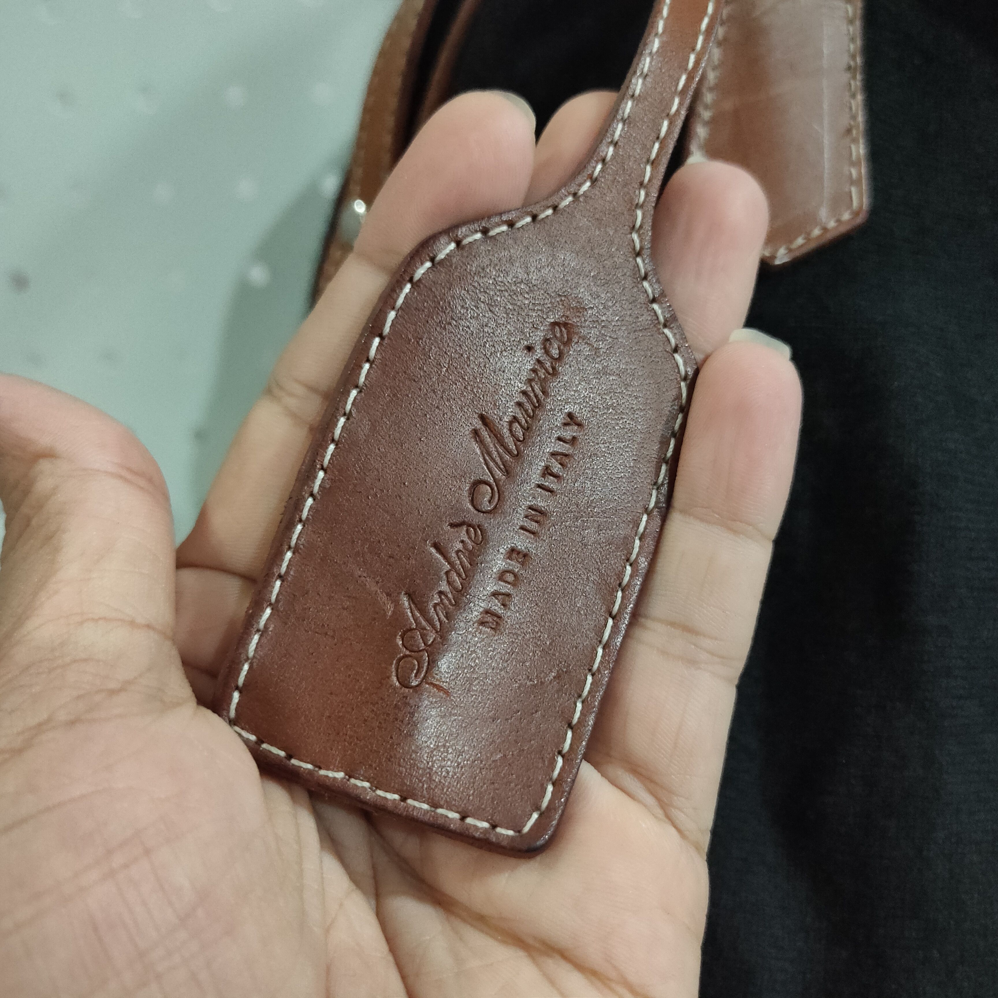 Other 🔥André Maurice Made in Italy Leather Doctor Bowling Bag Size ONE SIZE - 4 Thumbnail