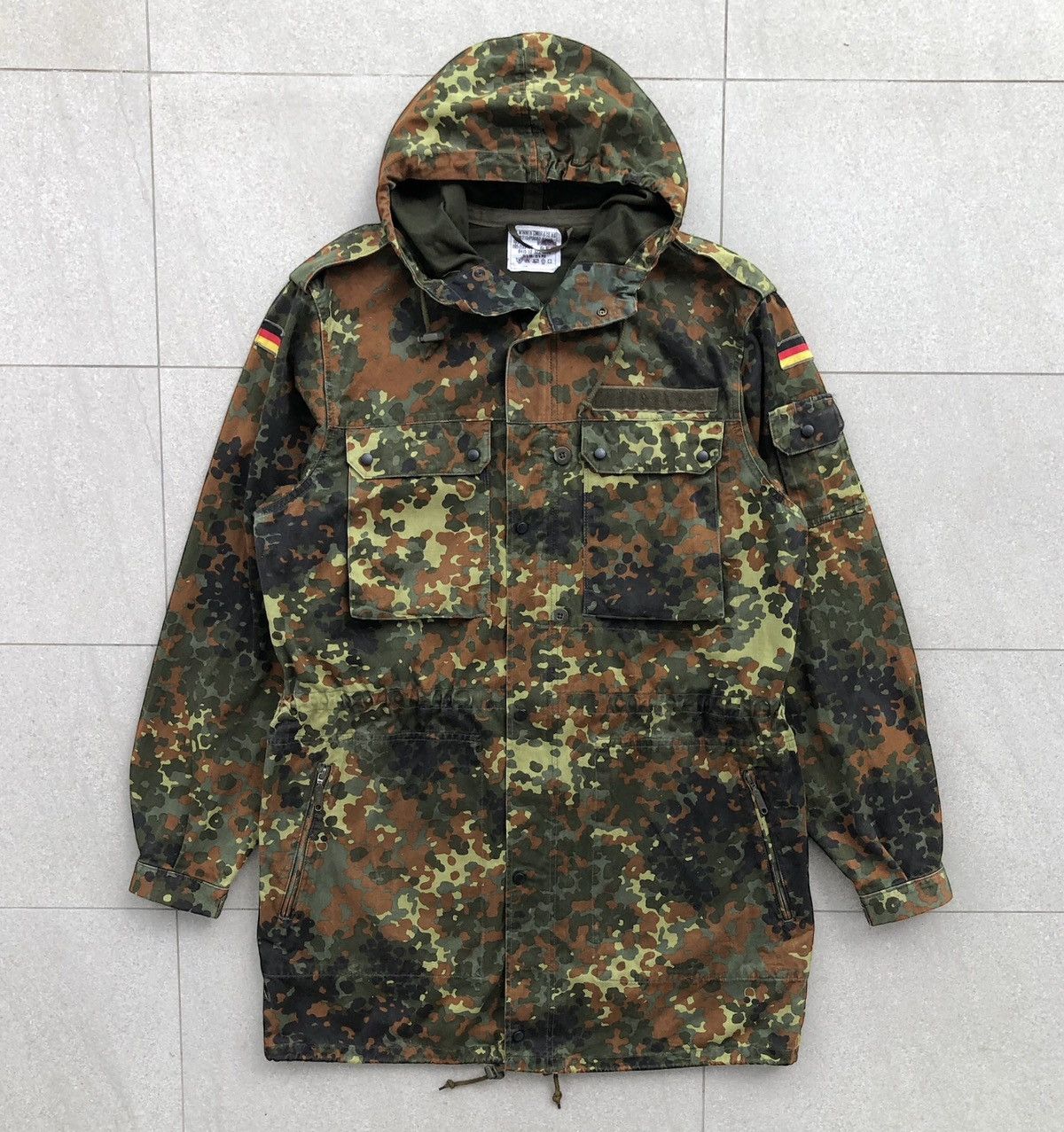 Vintage Vintage 1994 German Army Field Parka Military Jacket Size US L / EU 52-54 / 3 - 1 Thumbnail