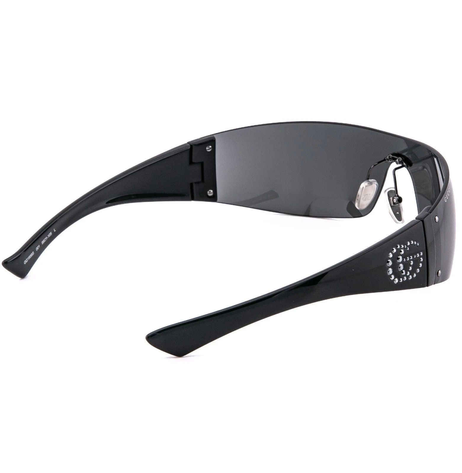 Gucci GUCCI GG1958S Black Narrow Wrap 1958 Logo Sunglass 001 Size ONE SIZE - 5 Thumbnail