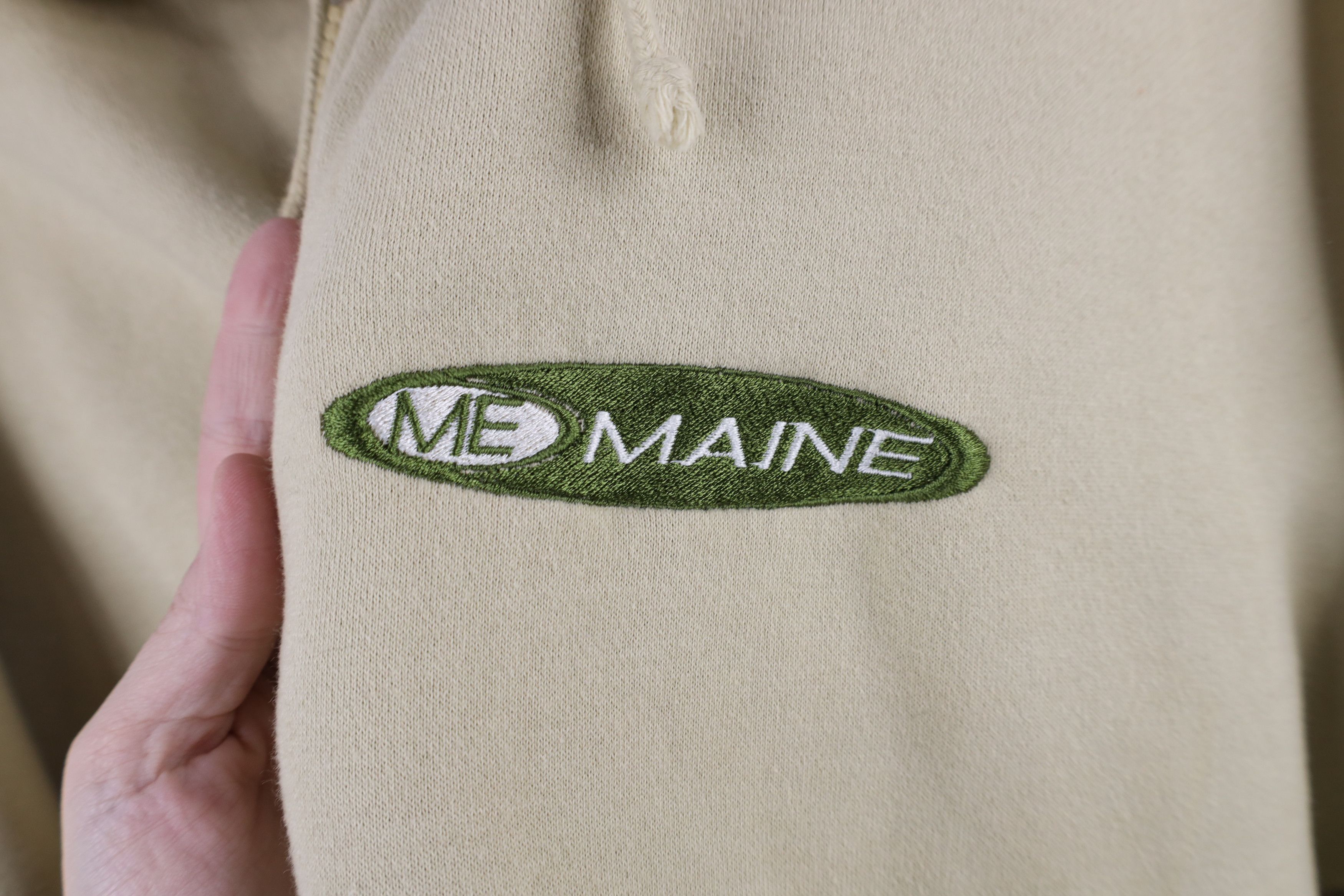 Vintage Vintage 90s Streetwear Maine Full Zip Hoodie Sweatshirt Size US XXL / EU 58 / 5 - 5 Thumbnail