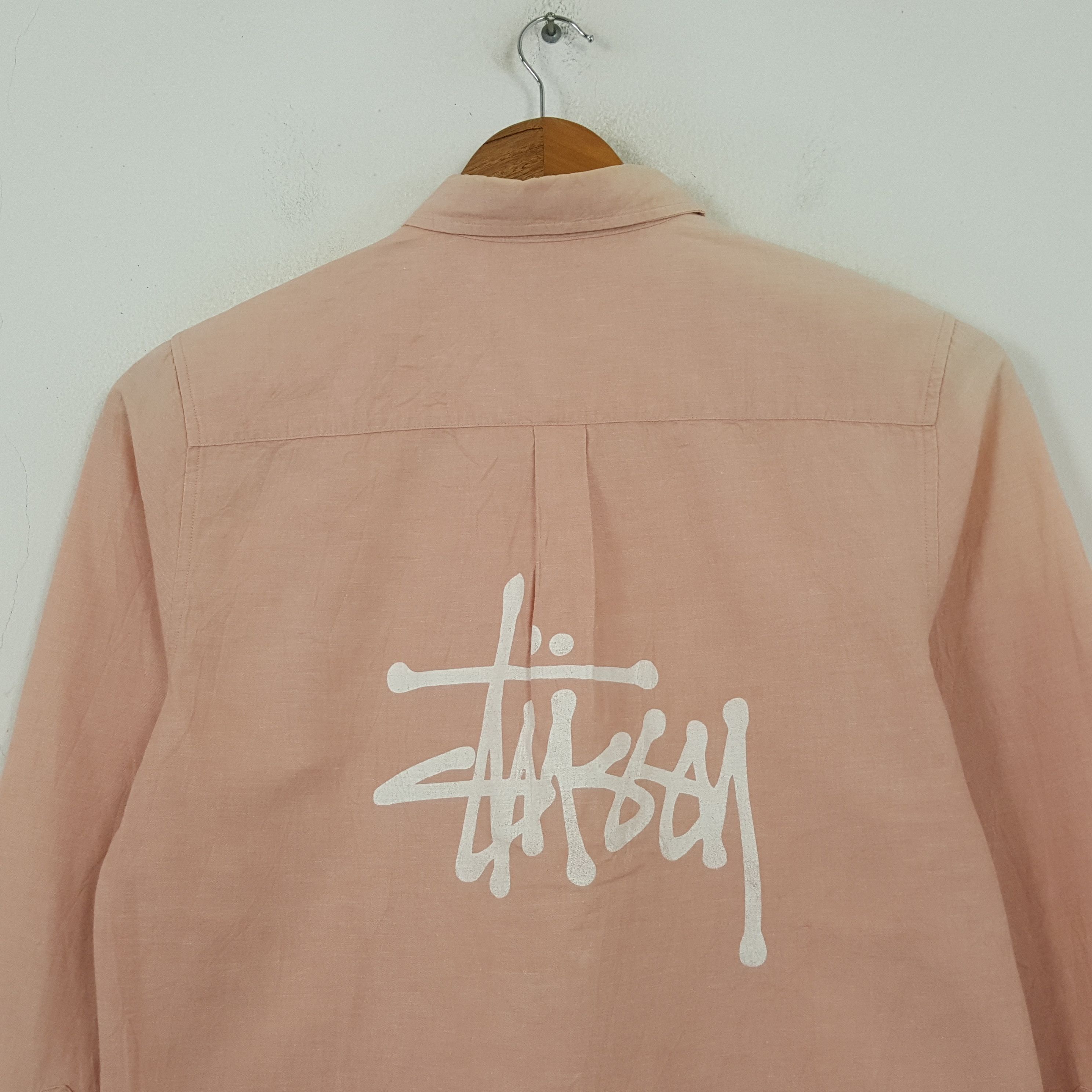 Stussy Vintage Stussy Streetwear Skateboard Logo Polos 32 Size US L / EU 52-54 / 3 - 2 Thumbnail