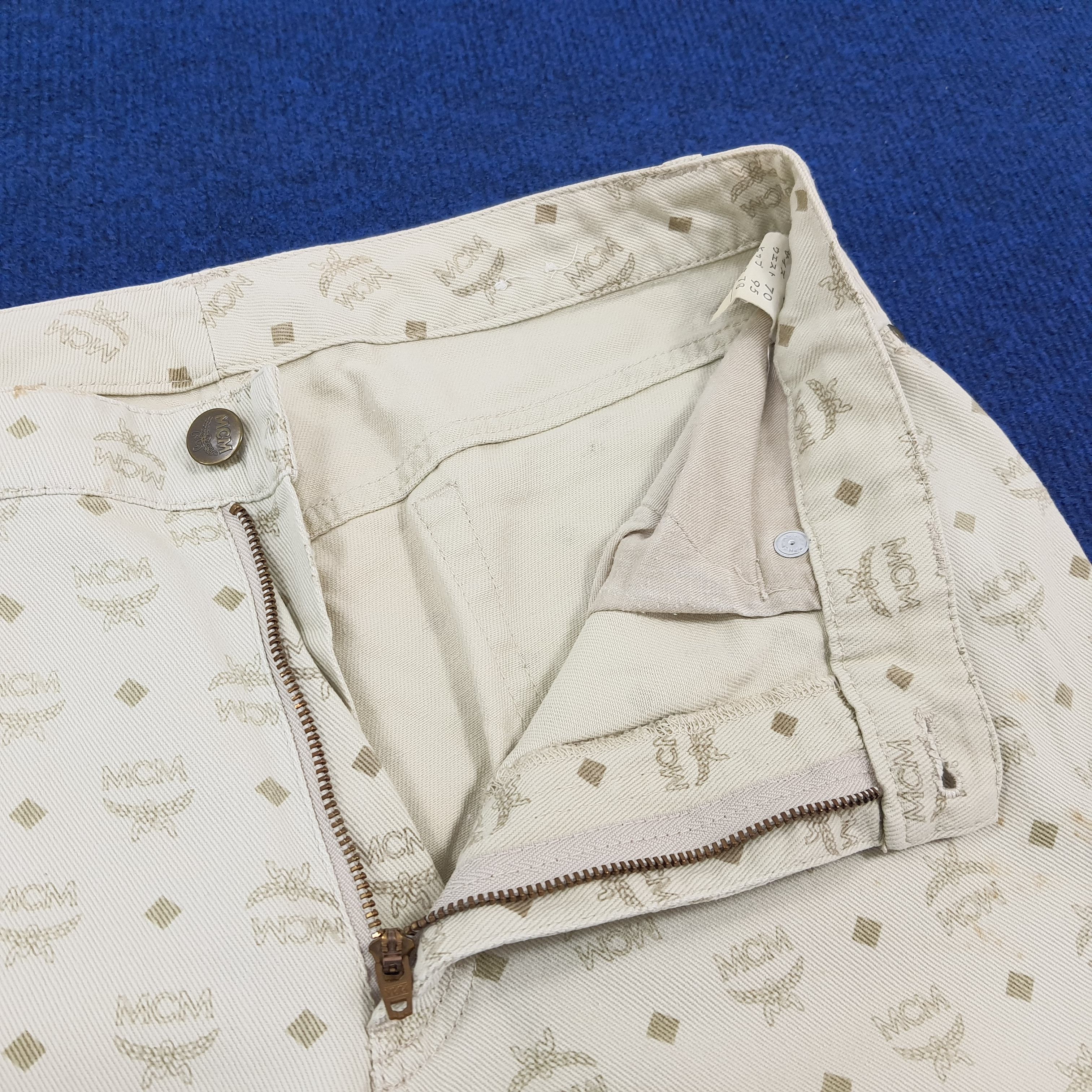 MCM × Vintage Vintage MCM Monogram Full Print Casual Pants Size US 29 - 5 Thumbnail