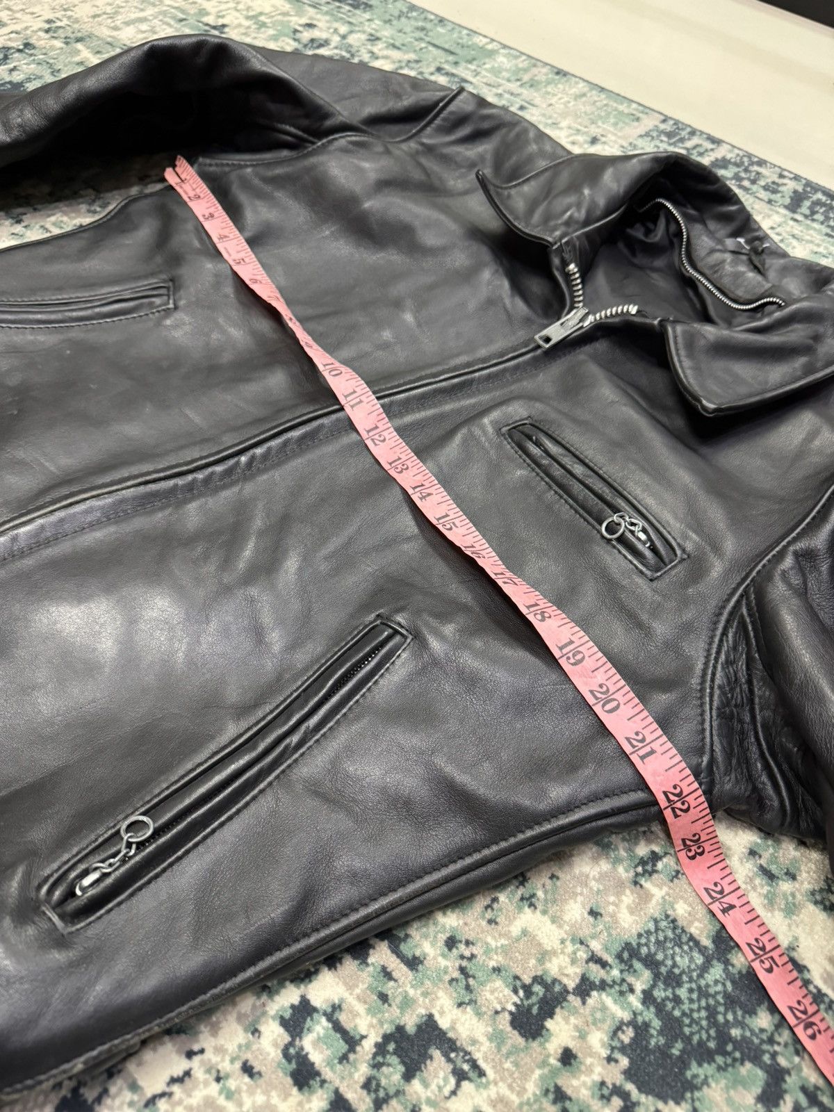 Schott VINTAGE SCHOTT 642 SINGLE RIDER CAFE RACER LEATHER JACKET Size US M / EU 48-50 / 2 - 10 Thumbnail