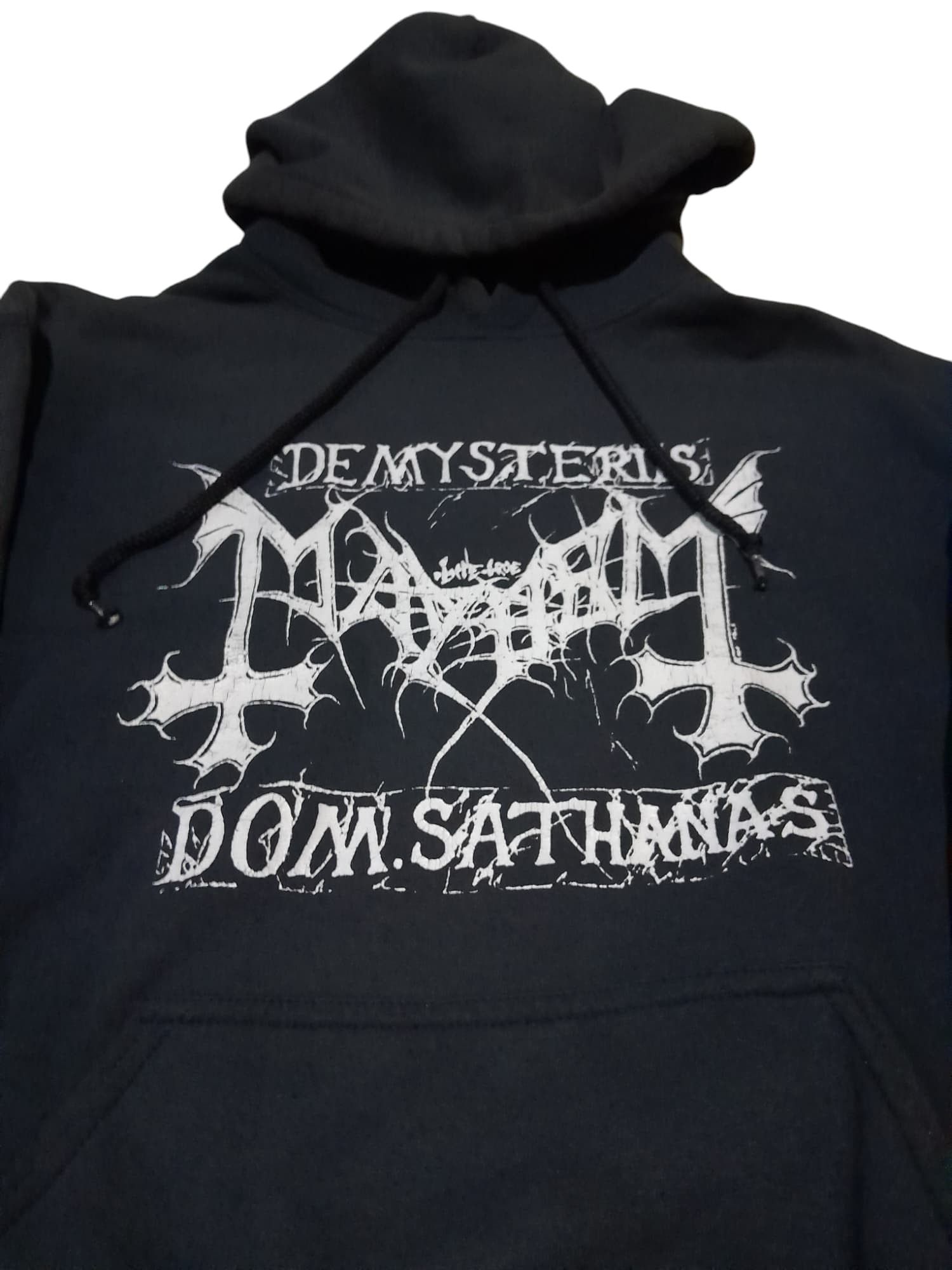 Band Tees 2000's Mayhem De Mysteriis Dom Sathanas Hoodie Size US L / EU 52-54 / 3 - 4 Thumbnail