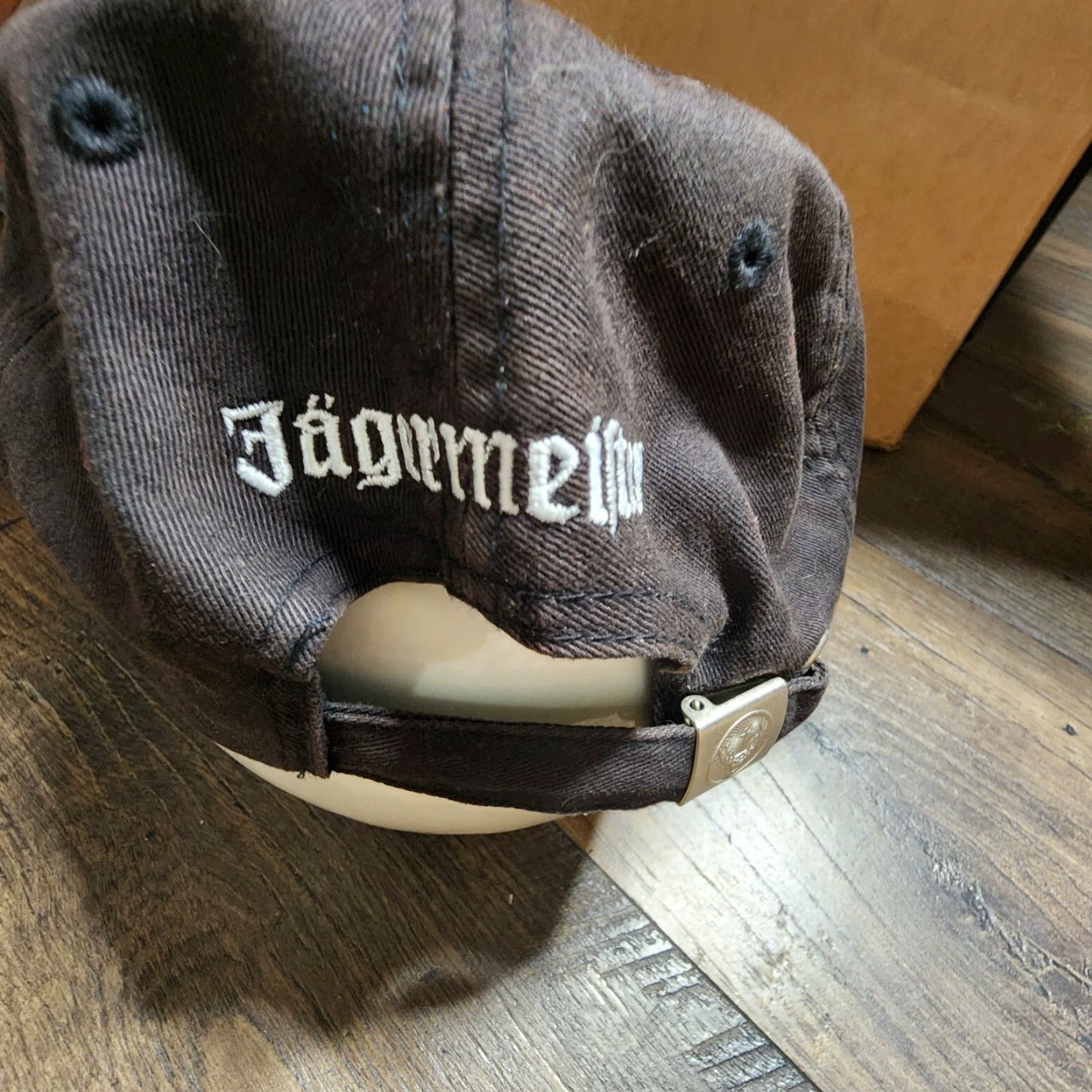 Logo 7 Jägermeister Hat Cap Black Cotton Logo Patch Strapback Adjustable Alcohol Mens Baseball Cap One Size Size ONE SIZE - 4 Thumbnail