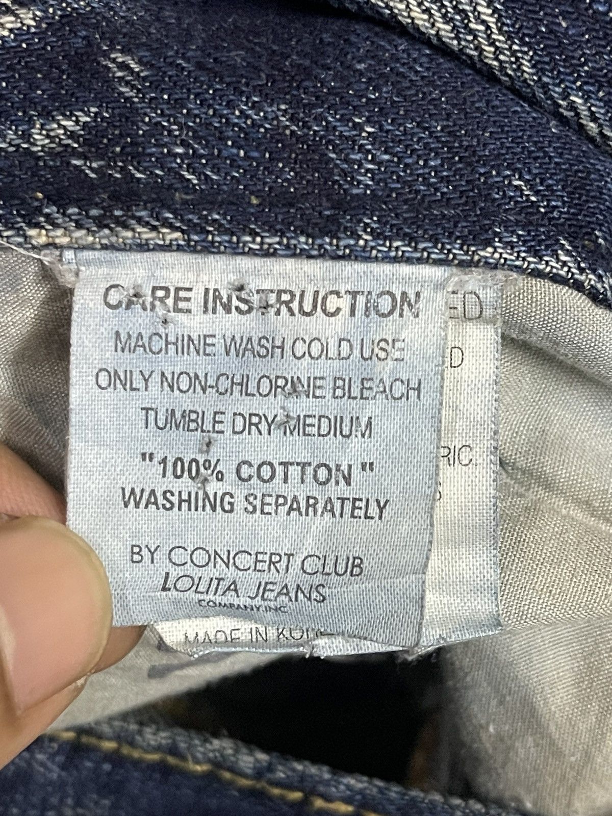 Tornado Mart Vintage Japanese Brand Faded Wash Distress Loose Jeans Size US 32 / EU 48 - 10 Thumbnail