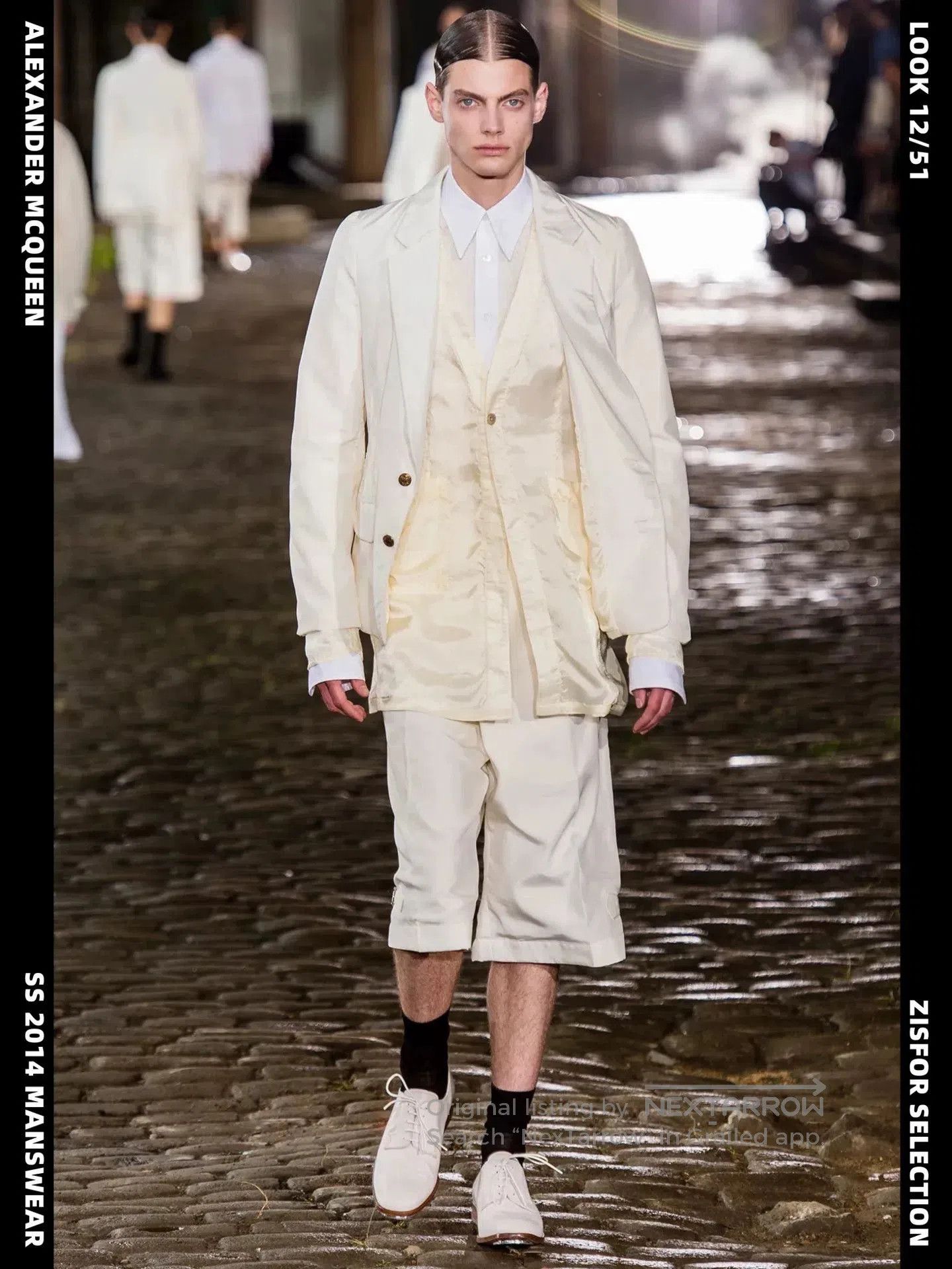Alexander McQueen Alexander McQueen Silk Blazer 2014 Collection. Size XXL / US 16-18 / IT 52-54 - 1 Thumbnail