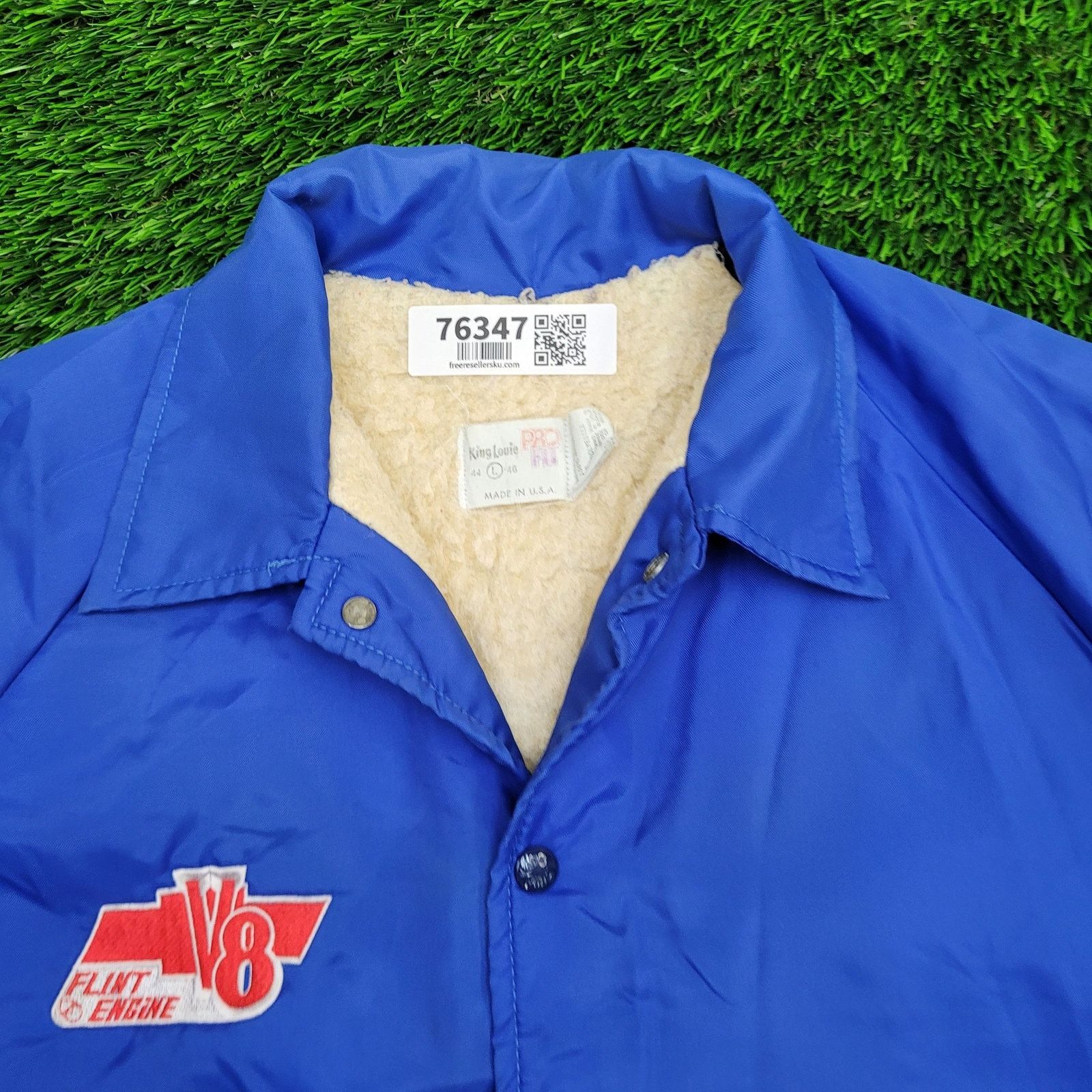 Vintage Vintage 70s Chevy Jacket L/XL 26x30 Baggy Lined Size US XL / EU 56 / 4 - 11 Thumbnail