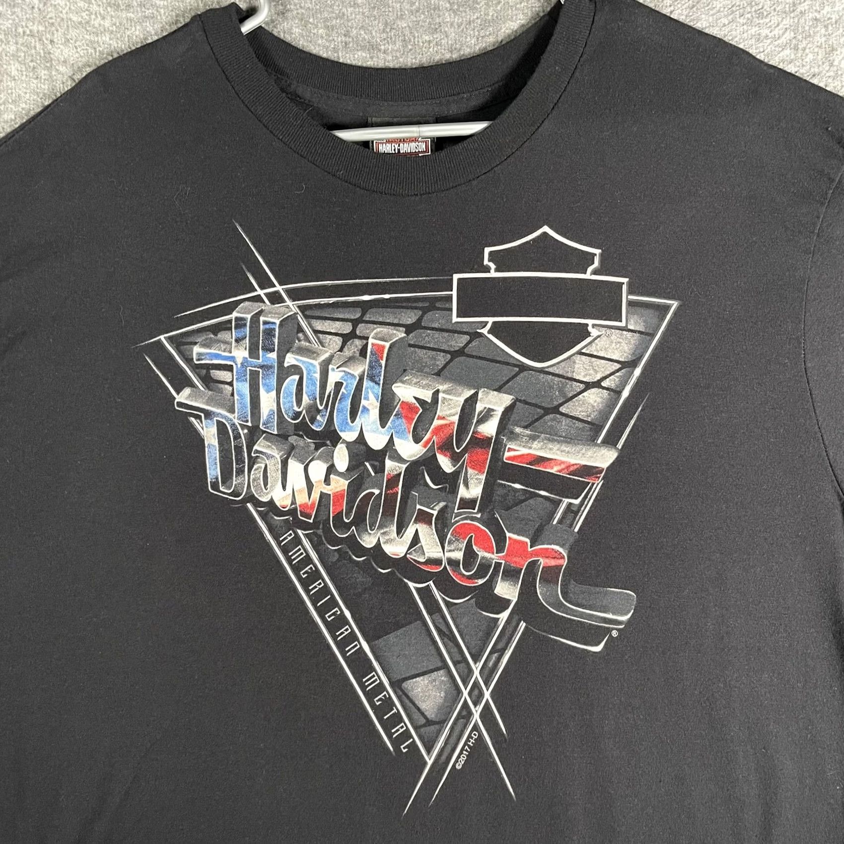 Harley Davidson Harley-Davidson Mens XL Black Maui Hawaii Chopper Graphic Tee Size US XL / EU 56 / 4 - 2 Thumbnail