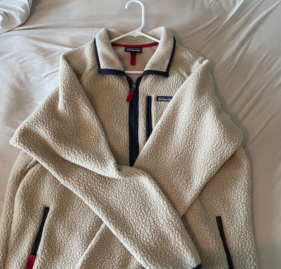 Patagonia Cream Patagonia Fleece Size US XXL / EU 58 / 5 - 2 Thumbnail