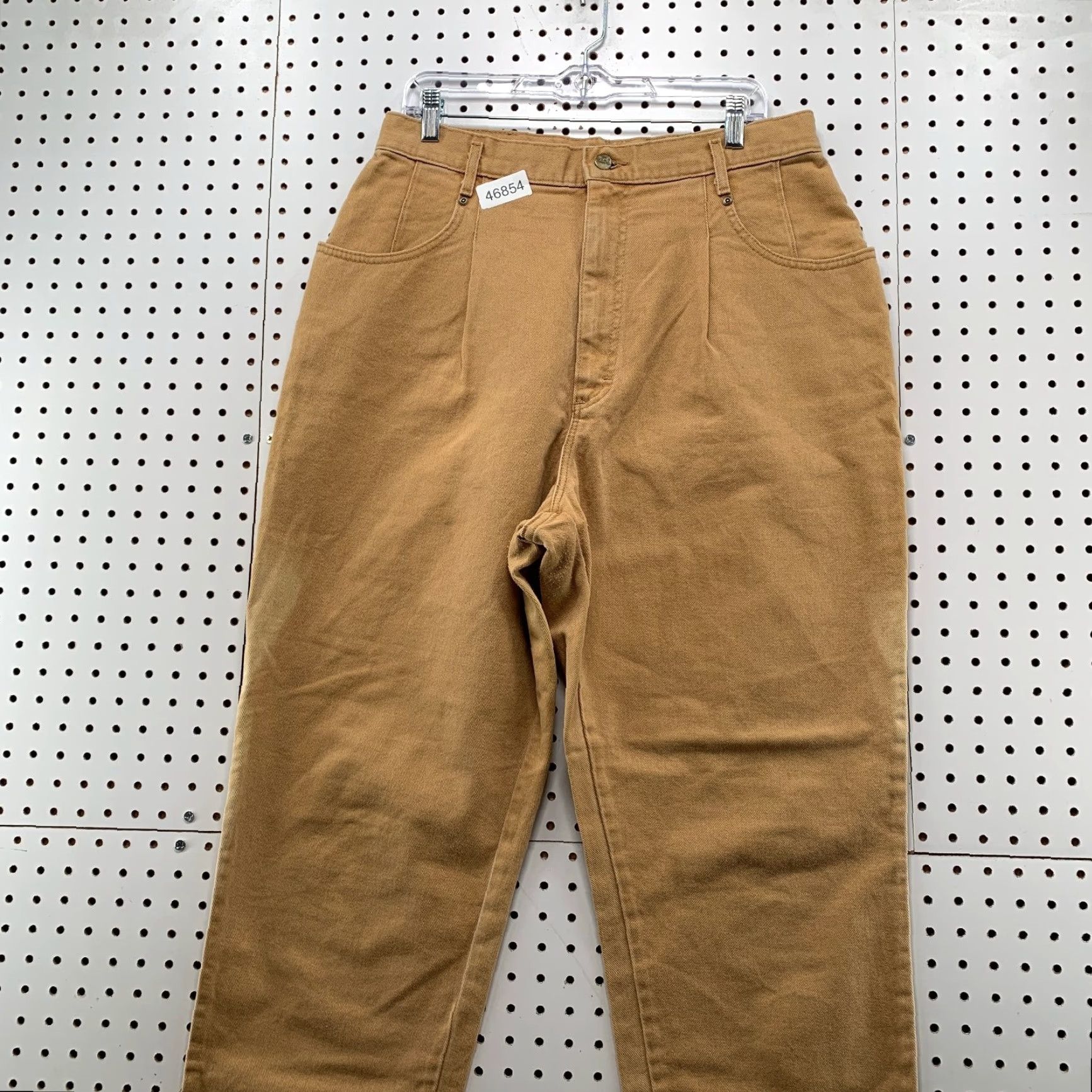 Vintage VINTAGE L.L.Bean Khaki Button Pants Womens 32x31 Canvas Workwear Made USA Beige Carpenter Pockets Size 38" / US 16 / IT 52 - 6 Thumbnail