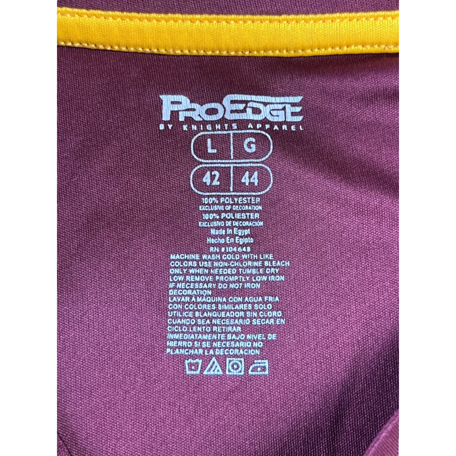 Vintage Knights Apparel Shirt Men Large Maroon NCAA Minnesota Golden Gophers T-Shirt Short Sleeve Round Neck Regular Fit Vintage No Size US L / EU 52-54 / 3 - 6 Thumbnail