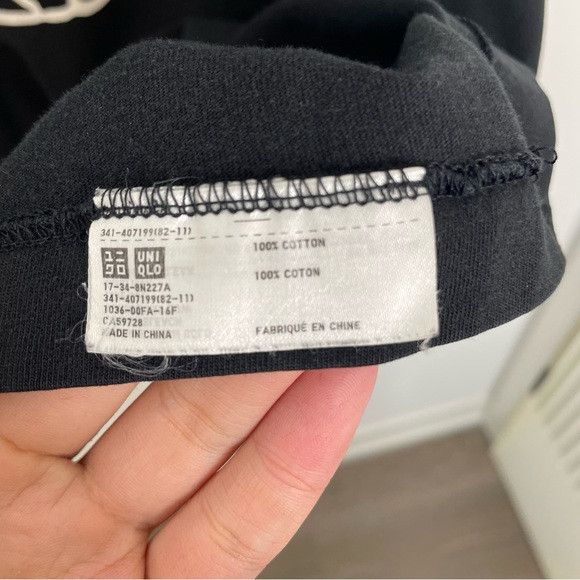 Kaws × Peanuts × Uniqlo Kaws x Uniqlo x Peanuts Joe Kaws Yawn Outline Tee Black L Size US L / EU 52-54 / 3 - 4 Thumbnail