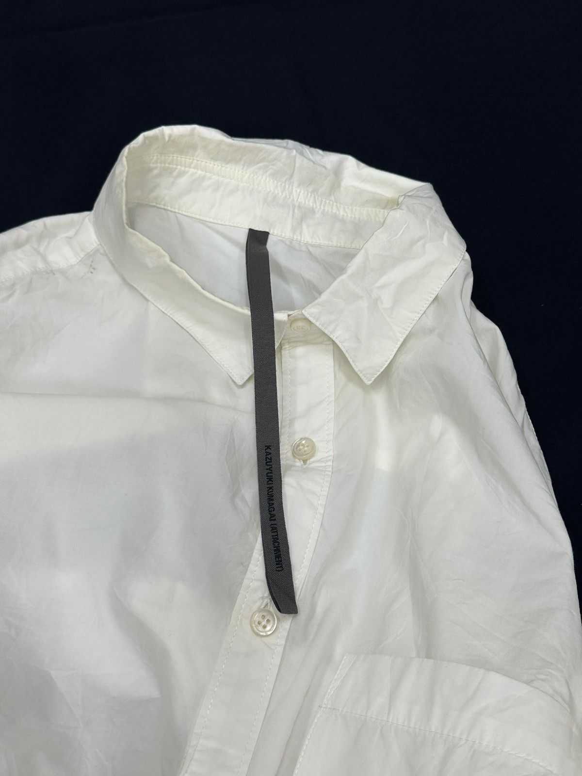 Kazuyuki Kumagai Attachment Kazuyuki Kumagai Attachment Pocket Oversized Button Shirt Size US L / EU 52-54 / 3 - 6 Thumbnail