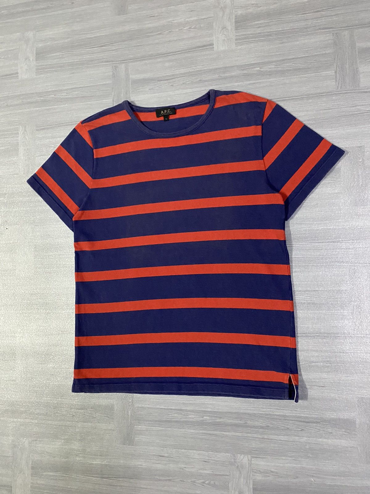 A.P.C. A.P.C Striped Tee Size US M / EU 48-50 / 2 - 2 Thumbnail