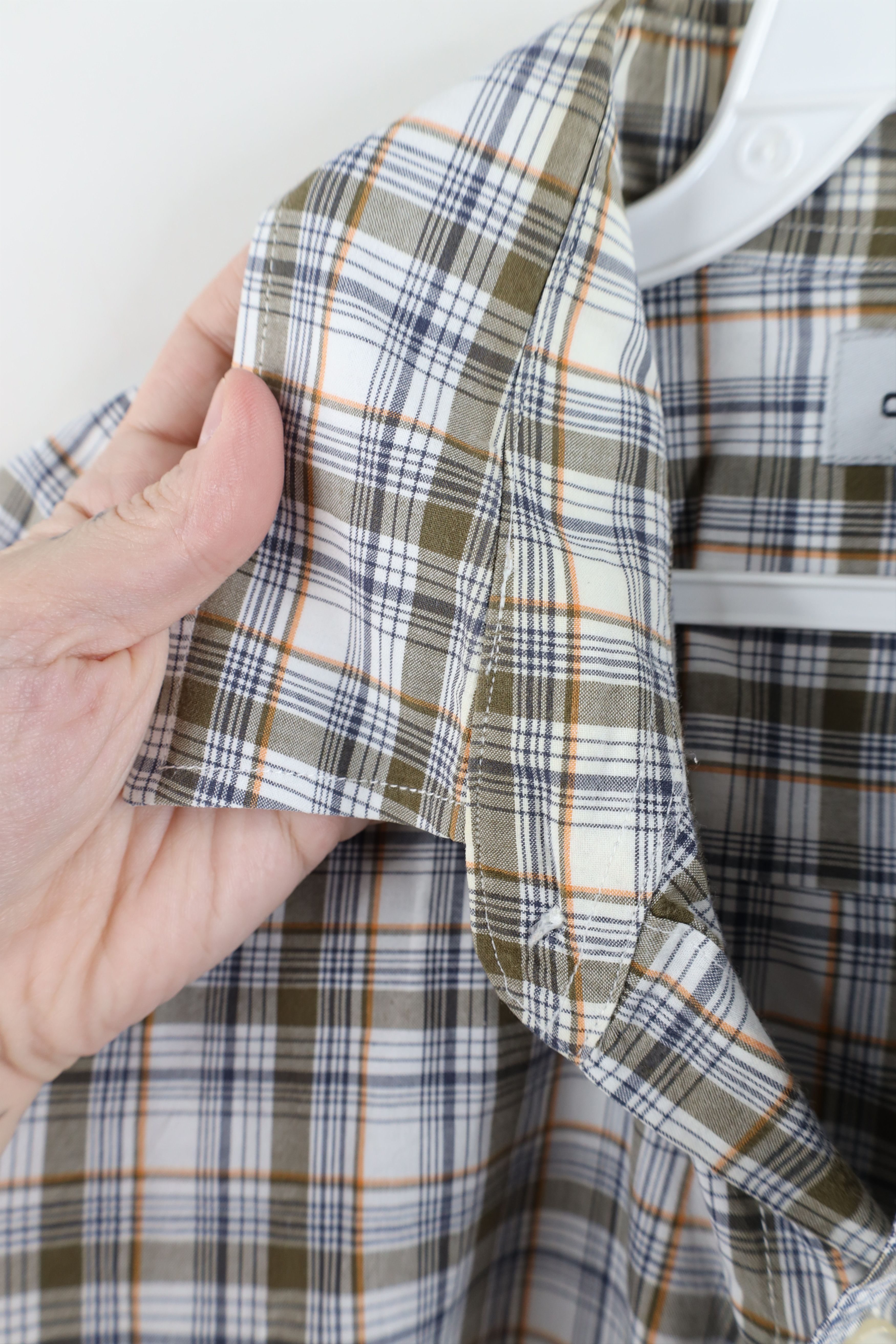 Carhartt × Vintage Vintage Carhartt Short Sleeve Collared Button Shirt Plaid Size US L / EU 52-54 / 3 - 8 Thumbnail