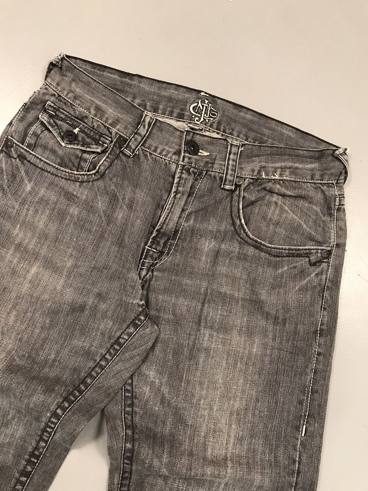 JNCO × Southpole × Vintage Vintage 90s Jnco cloves embroidered denim Size US 31 - 6 Thumbnail