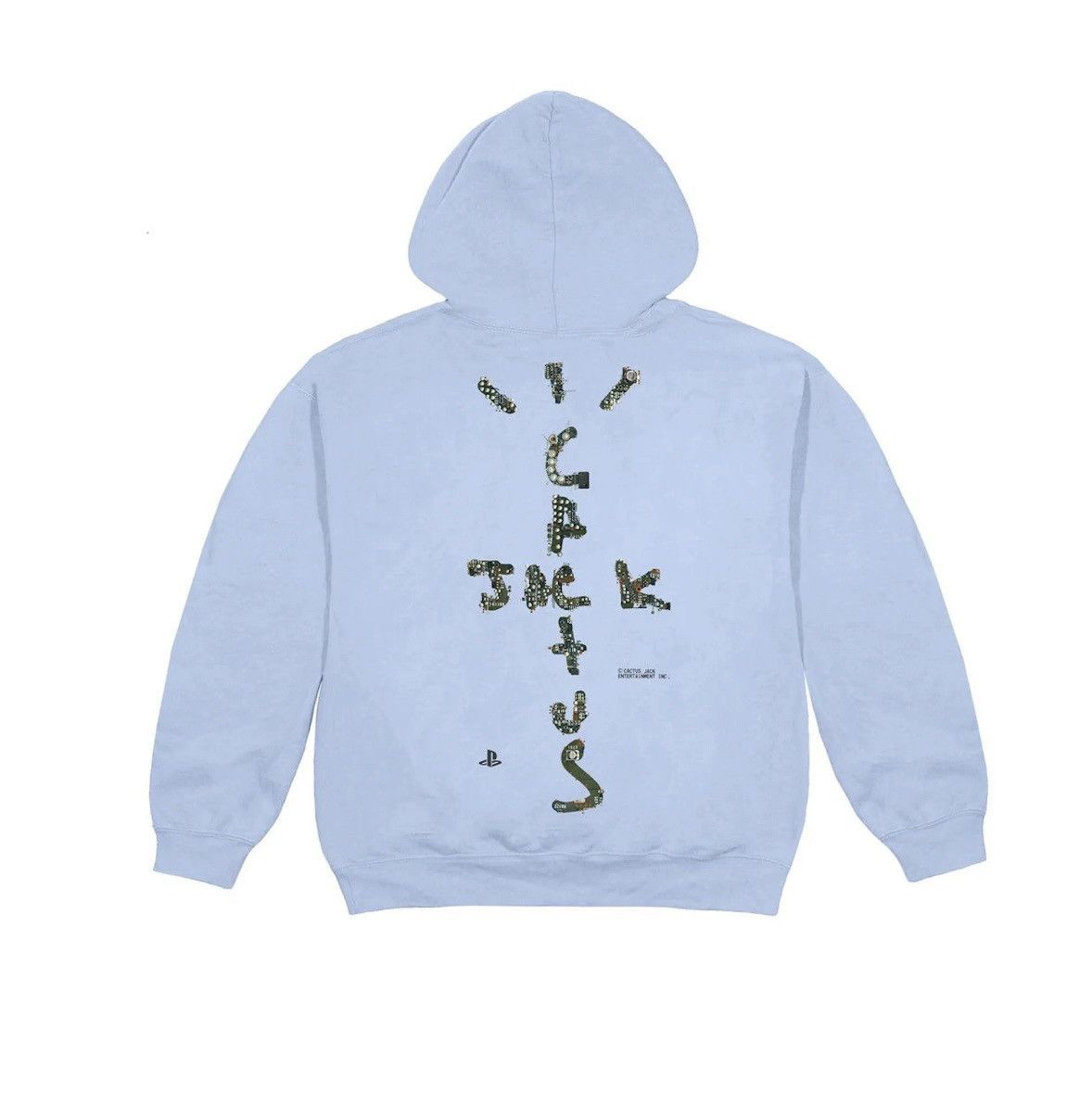 travis scott playstation motherboard hoodie