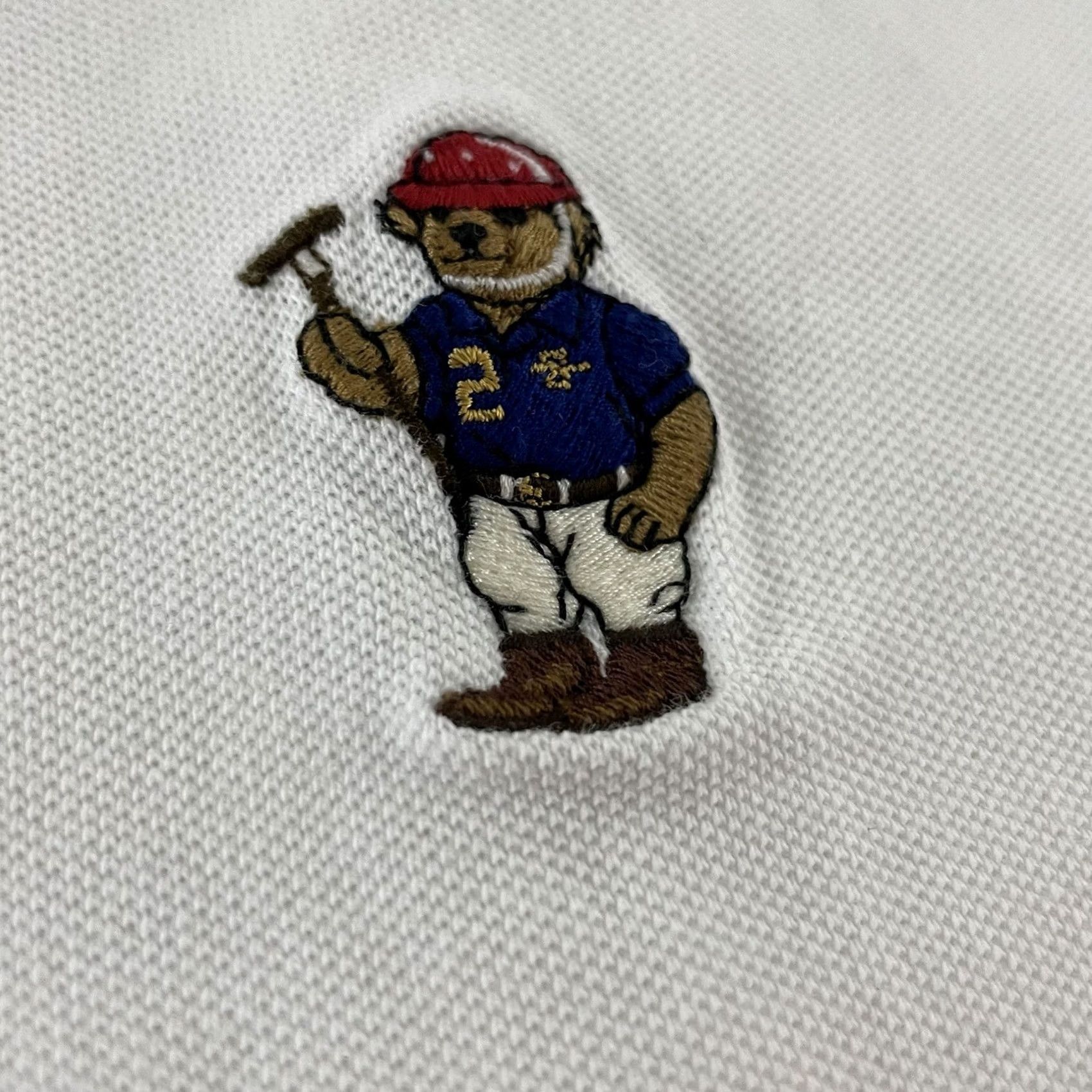 Polo Ralph Lauren VINTAGE Polo Ralph Lauren Bear Short Sleeve Shirt XL White Mens Polo Ralph Lauren Bear Short Sleeve Shirt XL White Mens Size US XL / EU 56 / 4 - 3 Thumbnail