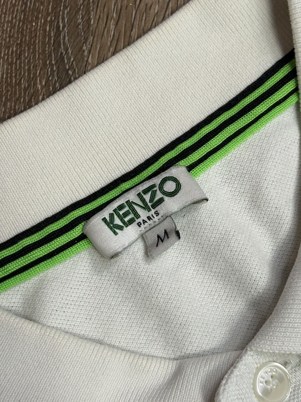Kenzo Kenzo Paris Classic White Polo Small Logo Size US M / EU 48-50 / 2 - 4 Thumbnail