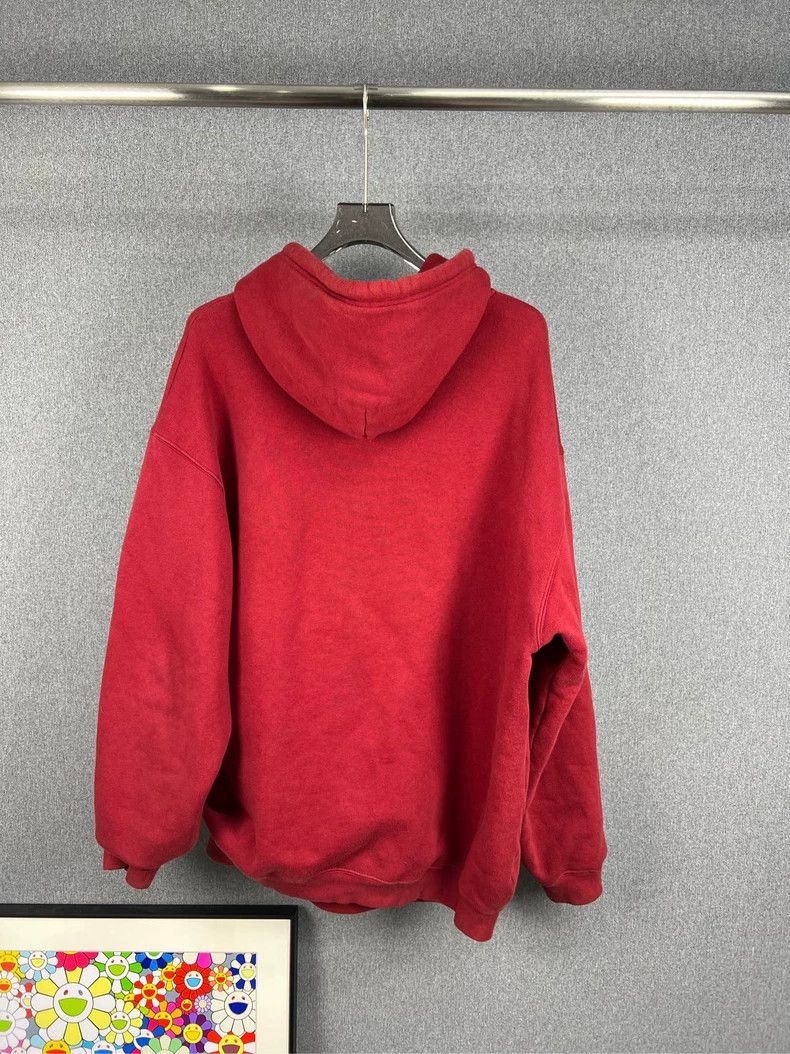 Balenciaga Balenciaga Burgundy Wheat Spike Hoodie Size US M / EU 48-50 / 2 - 2 Thumbnail