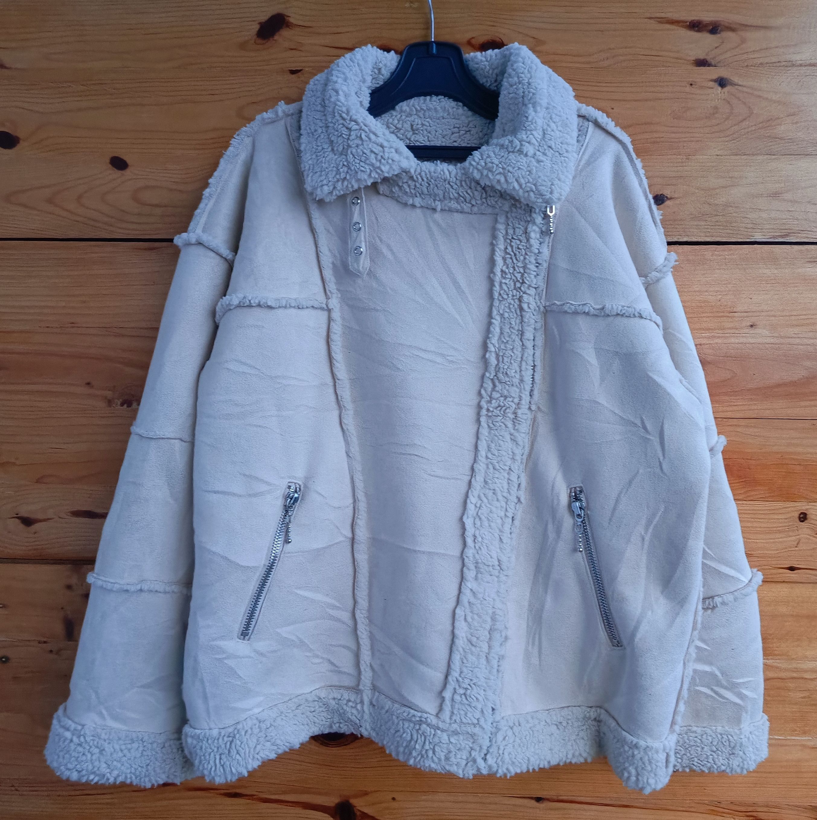 14th Addiction Acne Studios Ian Suede Asymmetric Shearling Style Size US L / EU 52-54 / 3 - 2 Thumbnail