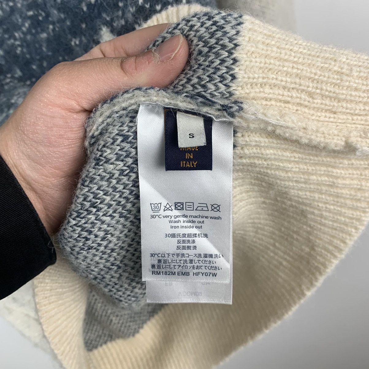 Louis Vuitton Louis Vuitton Wool Sweater Size S Made in Italy Size US S / EU 44-46 / 1 - 12 Thumbnail