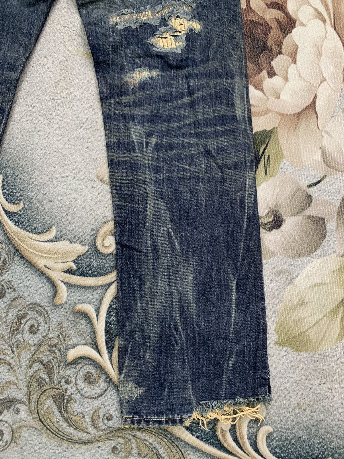 Self Edge Nice Sifury Copper Riveted Selvedge Denim Pant Made in Japan Size US 31 - 11 Thumbnail