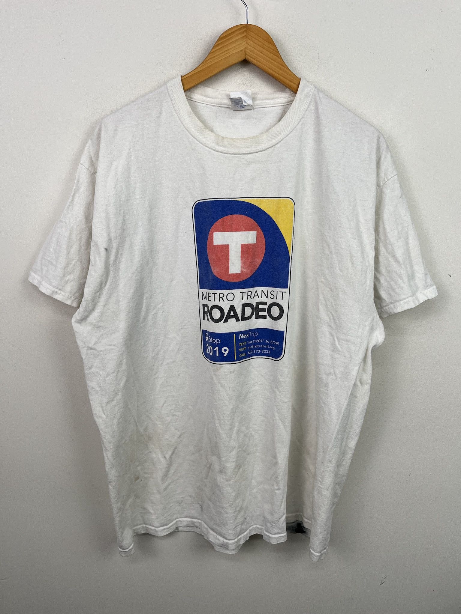 Vintage Vintage Y2K Metro Transit Roadeo Bus Tee Size XL Size US XL / EU 56 / 4 - 1 Thumbnail