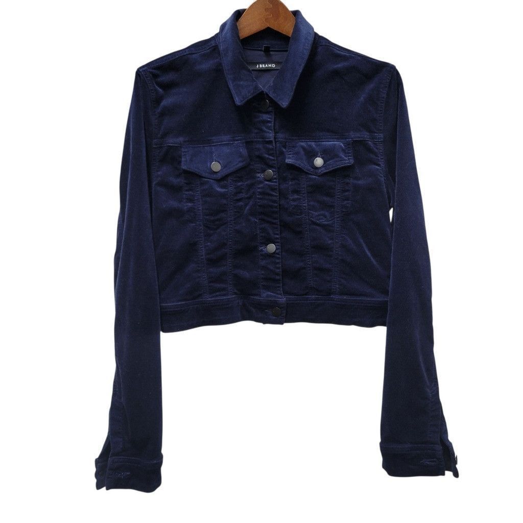 J Brand J Brand Faye Jacket Blue Large Women's Excellent Condition Size L / US 10 / IT 46 - 2 Thumbnail